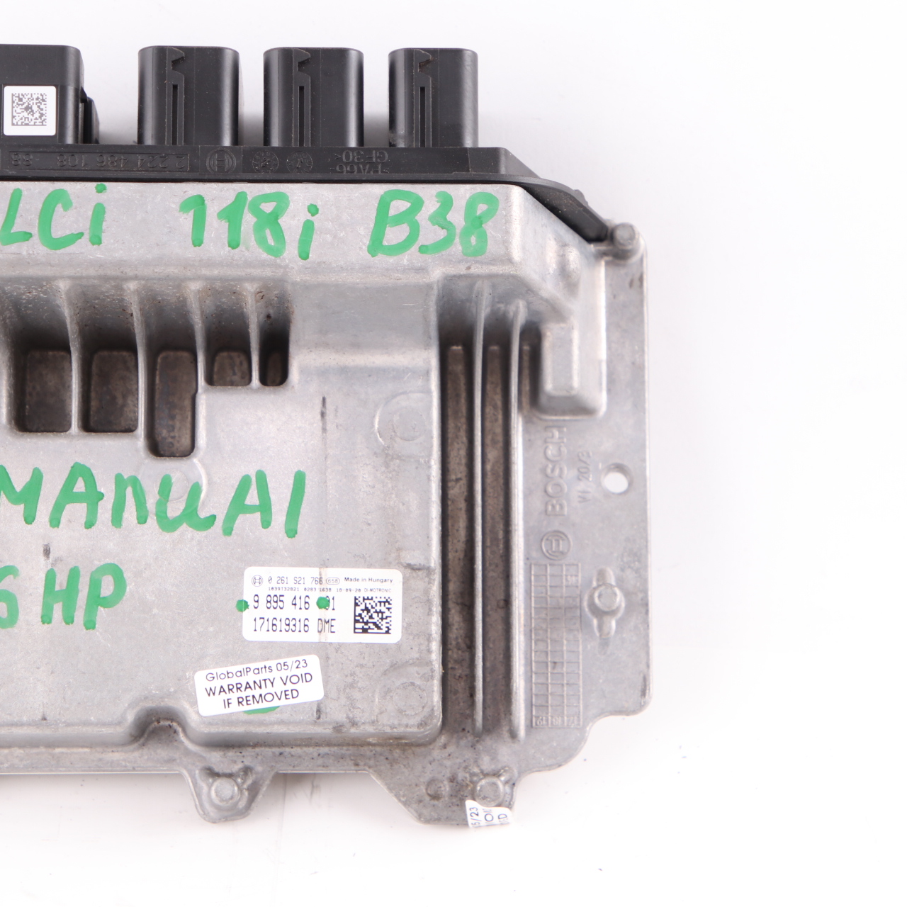 BMW F20 F21 LCI 118i B38 136PS Motor ECU Kit DME Manuelles Steuergerät 9895416