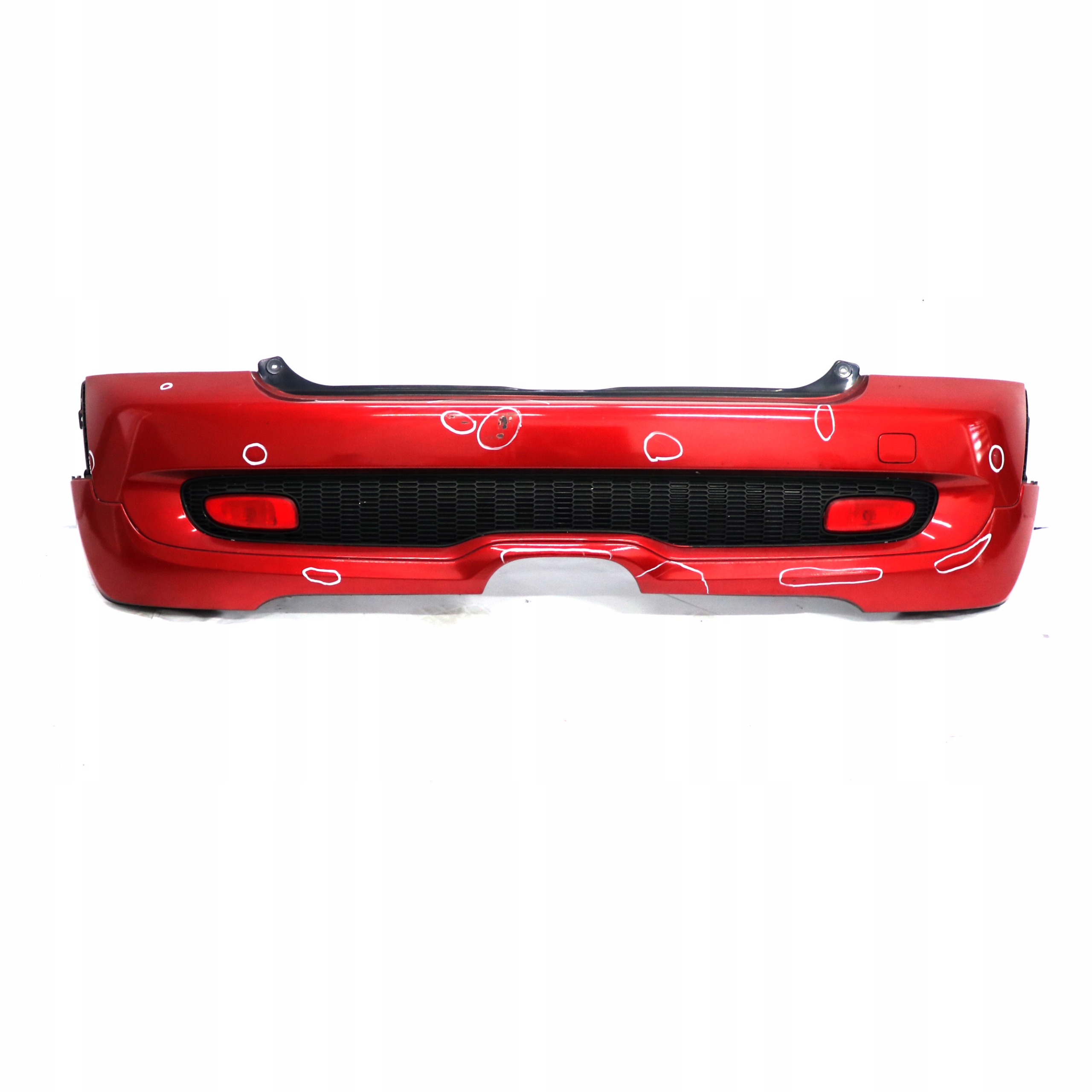 Mini Cooper S R56 R57 Complete Rear Bumper Trim Panel Red Painted