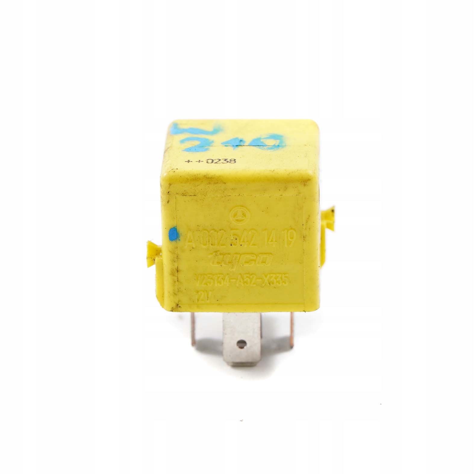 Mercedes A C E M W163 W169 W203 W210 Relay 5-Pin Yellow TYCO A0025421419