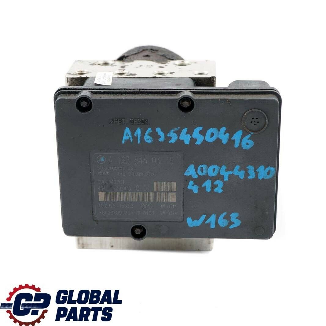 Mercedes-Benz M-Class ML W163 ABS Hydraulic Brake Pump Unit A1635450316