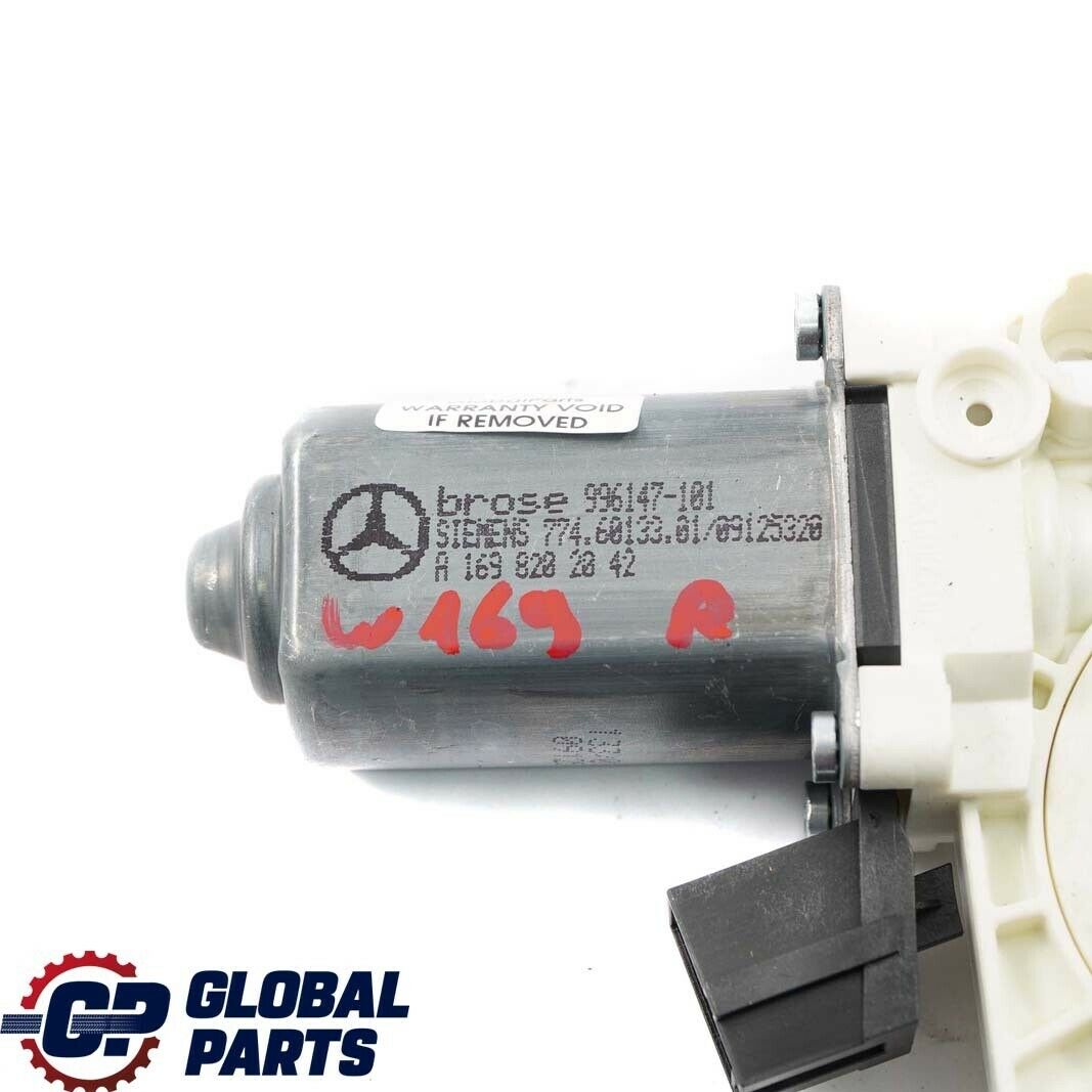 Mercedes-Benz A B W169 W245 Front Right Door O/S Window Electric Lifter Motor