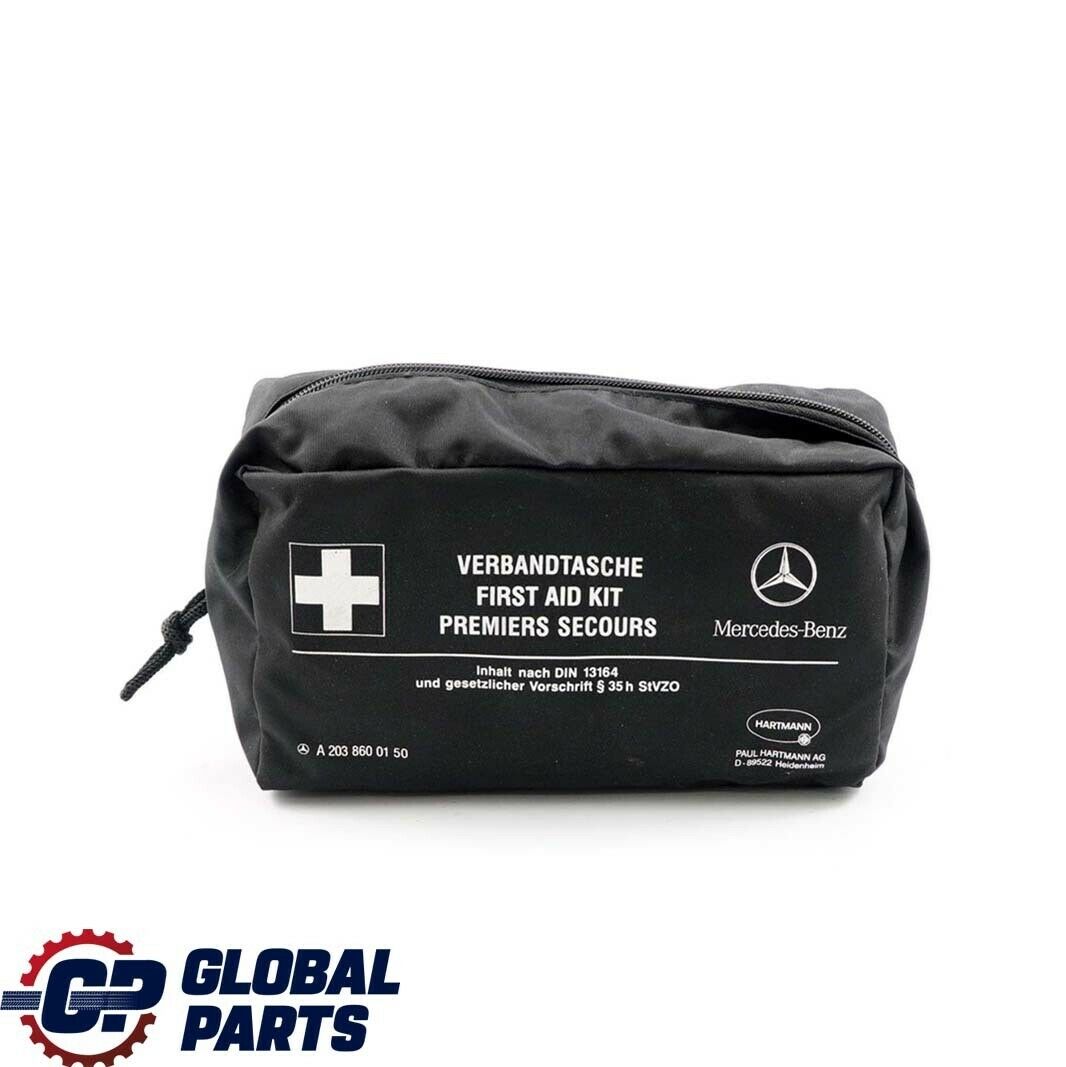 Mercedes Benz Universal First Aid Emergency Medical Kit Black Pouch A2038600150