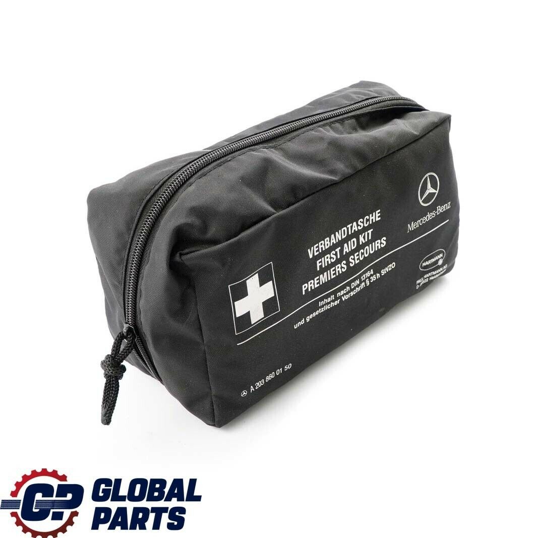 Mercedes Benz Universal First Aid Emergency Medical Kit Black Pouch A2038600150