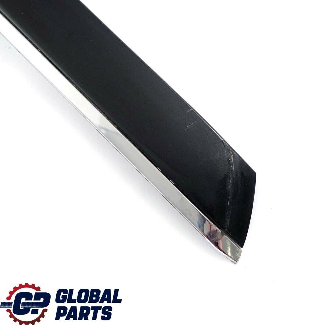 BMW 7 Series E65 E66 Bumper Strip Guard Rear Left N/S Black Sapphire 475