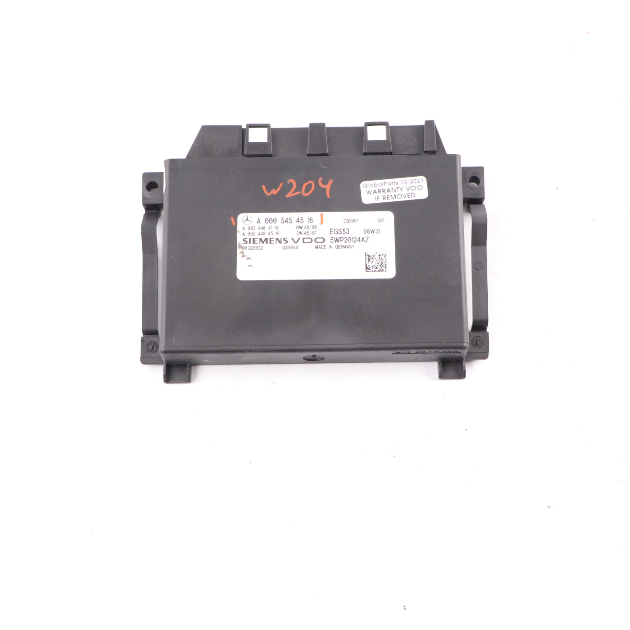 Mercedes W204 Automatikgetriebe EGS Steuergerät ECU A0005454516