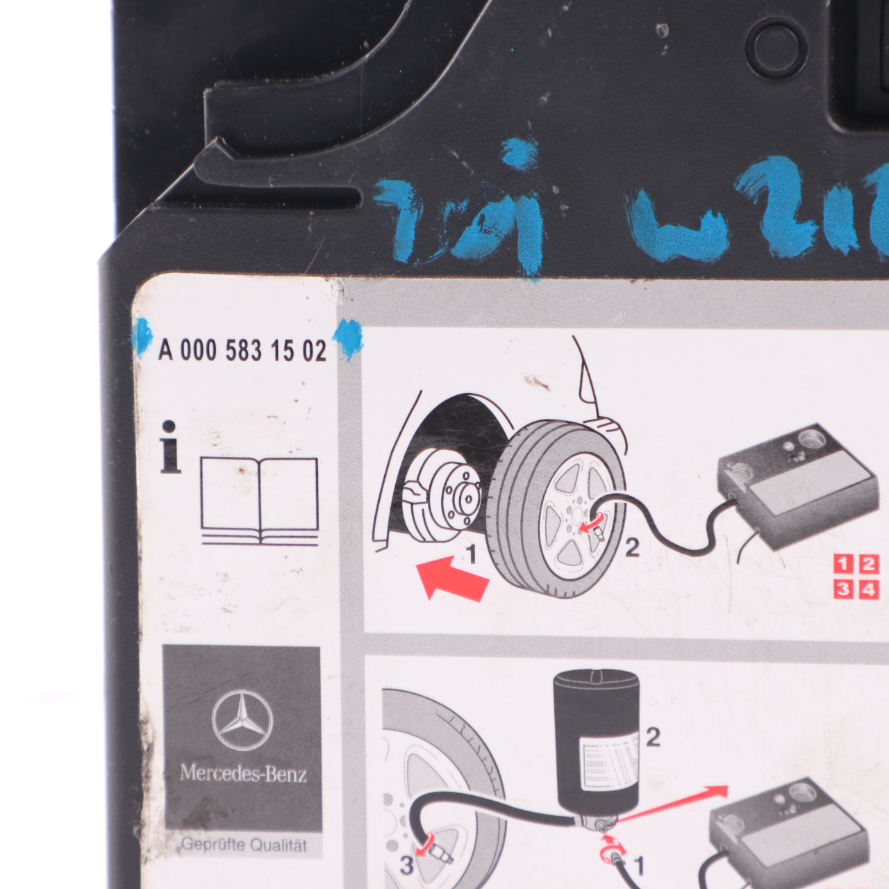 Mercedes W203 W211 W212 Tyre Inflation Air Pump Compressor A0005831502