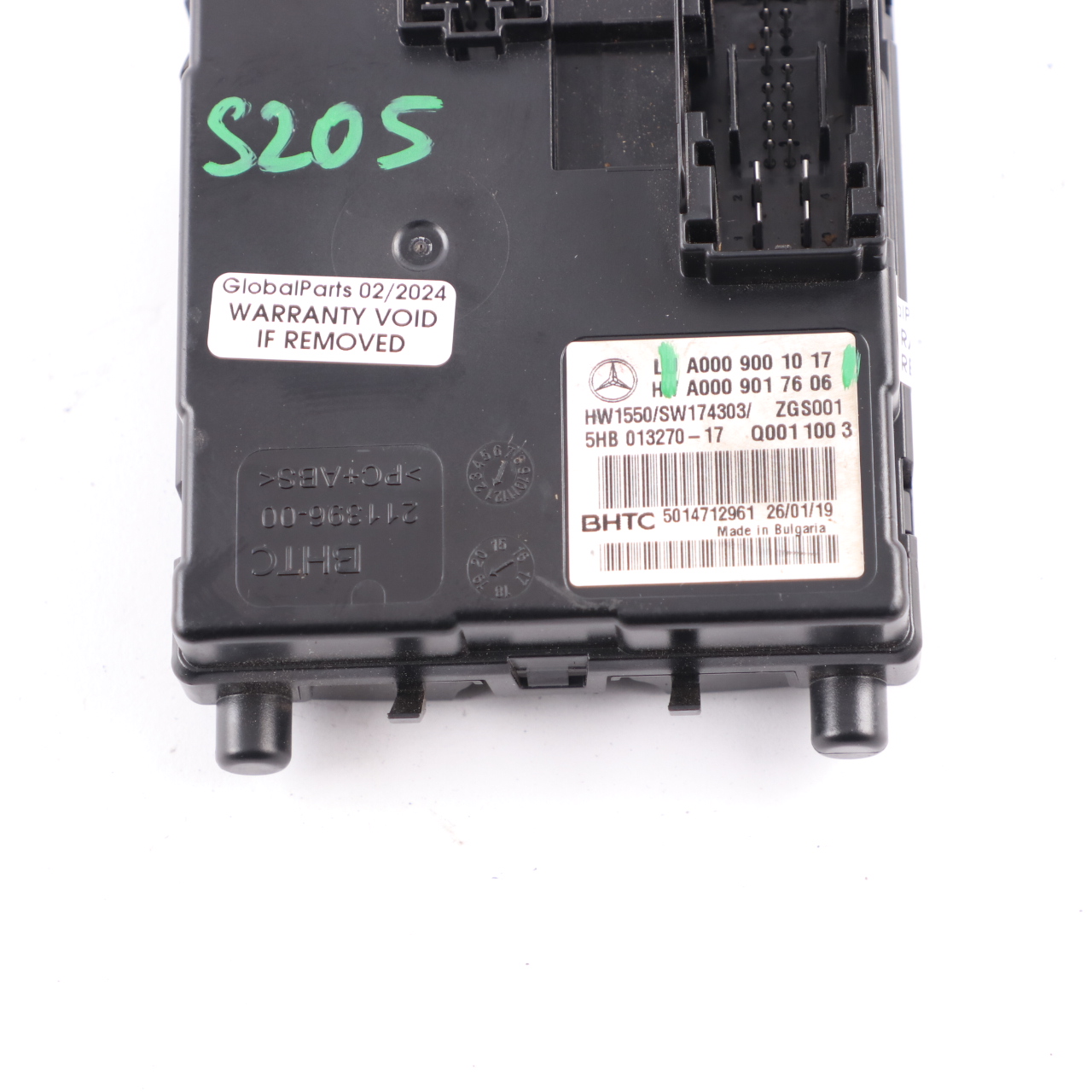 Mercedes S205 W205 Klimaanlagen-Steuermodul A/C ECU Einheit A0009001017