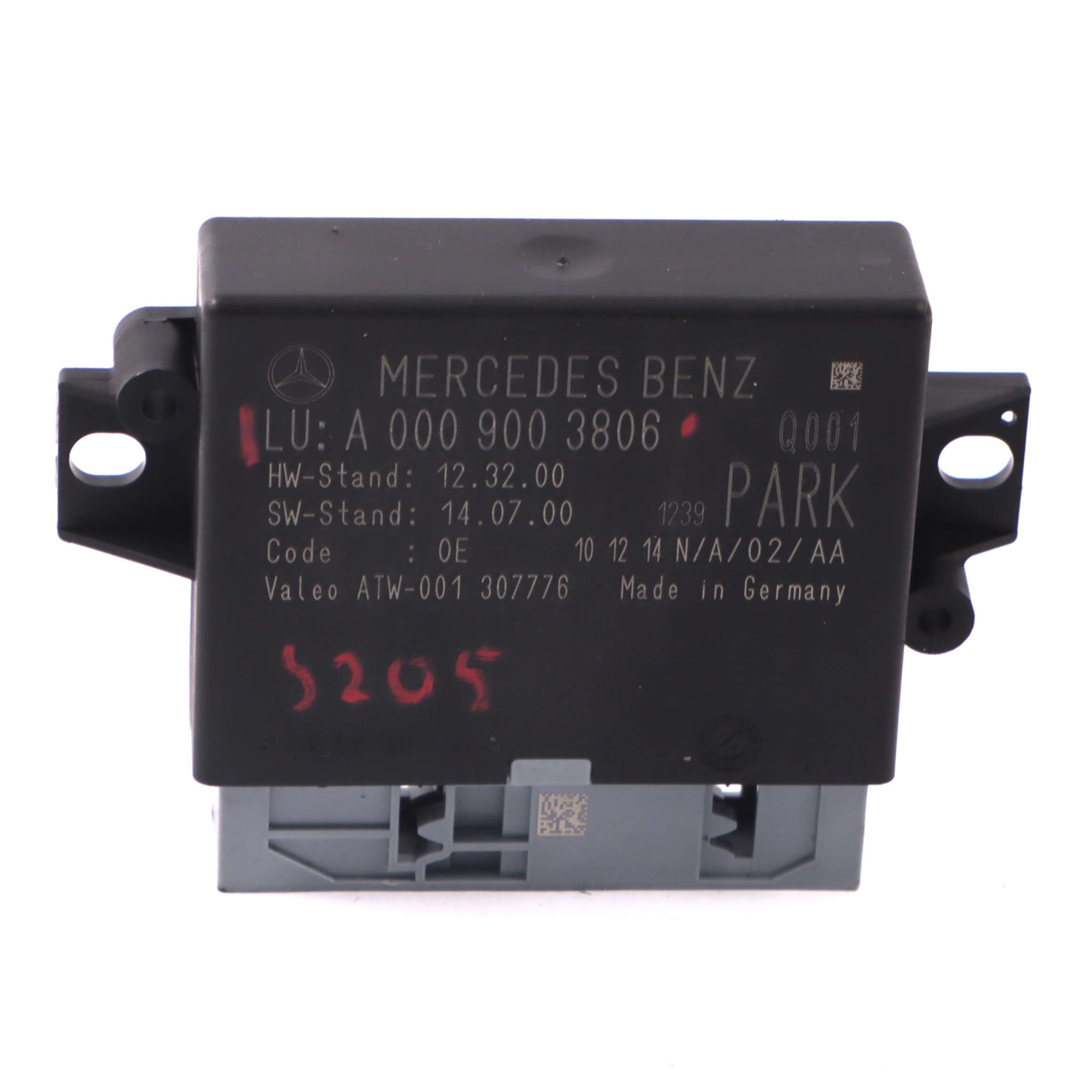 Mercedes W205 Einparkhilfe PDC Abstandsregeltempomat Modul A0009003806