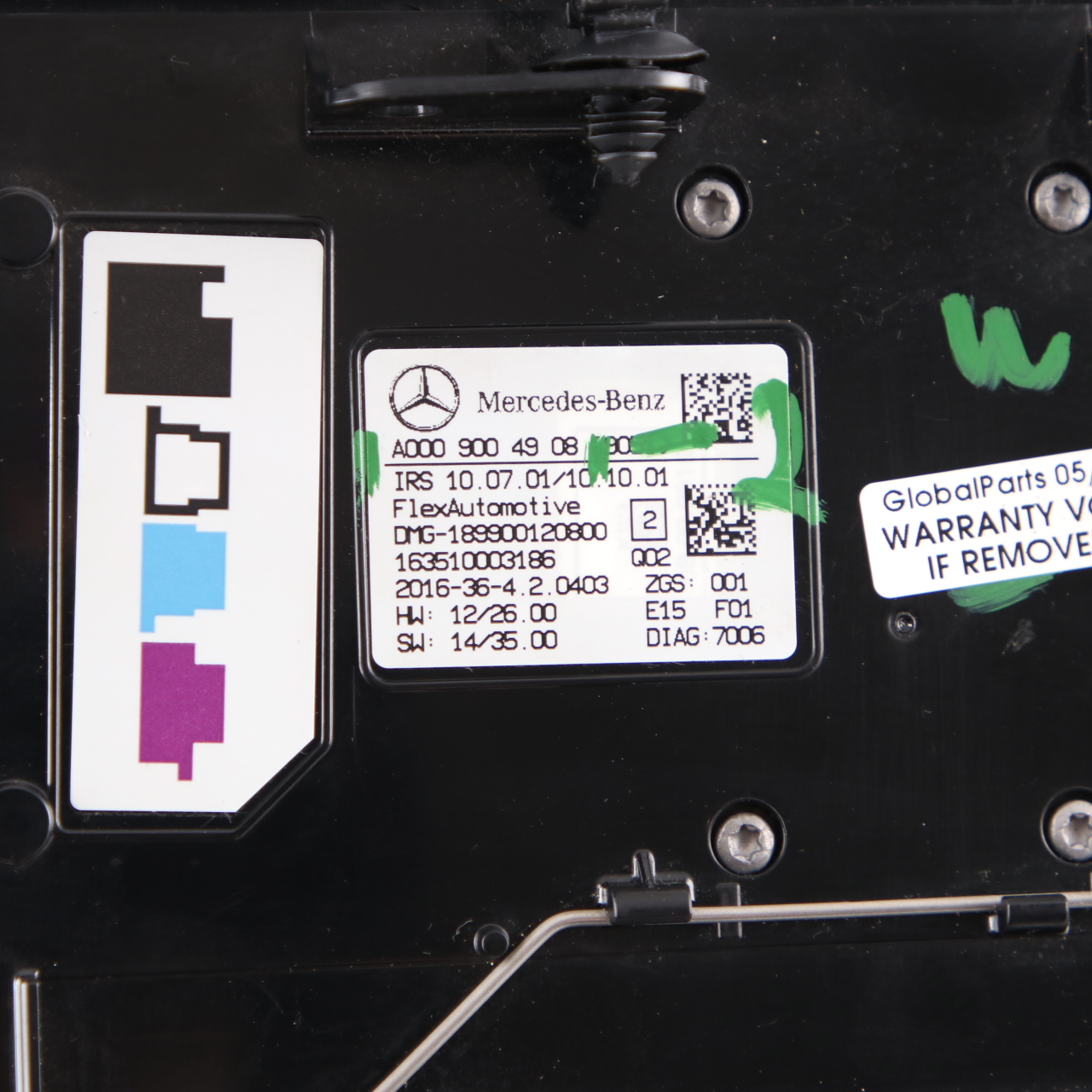 Dachleuchte Mercedes W176 W246 Innenleuchte Steuergerät Schwarz A0009004908