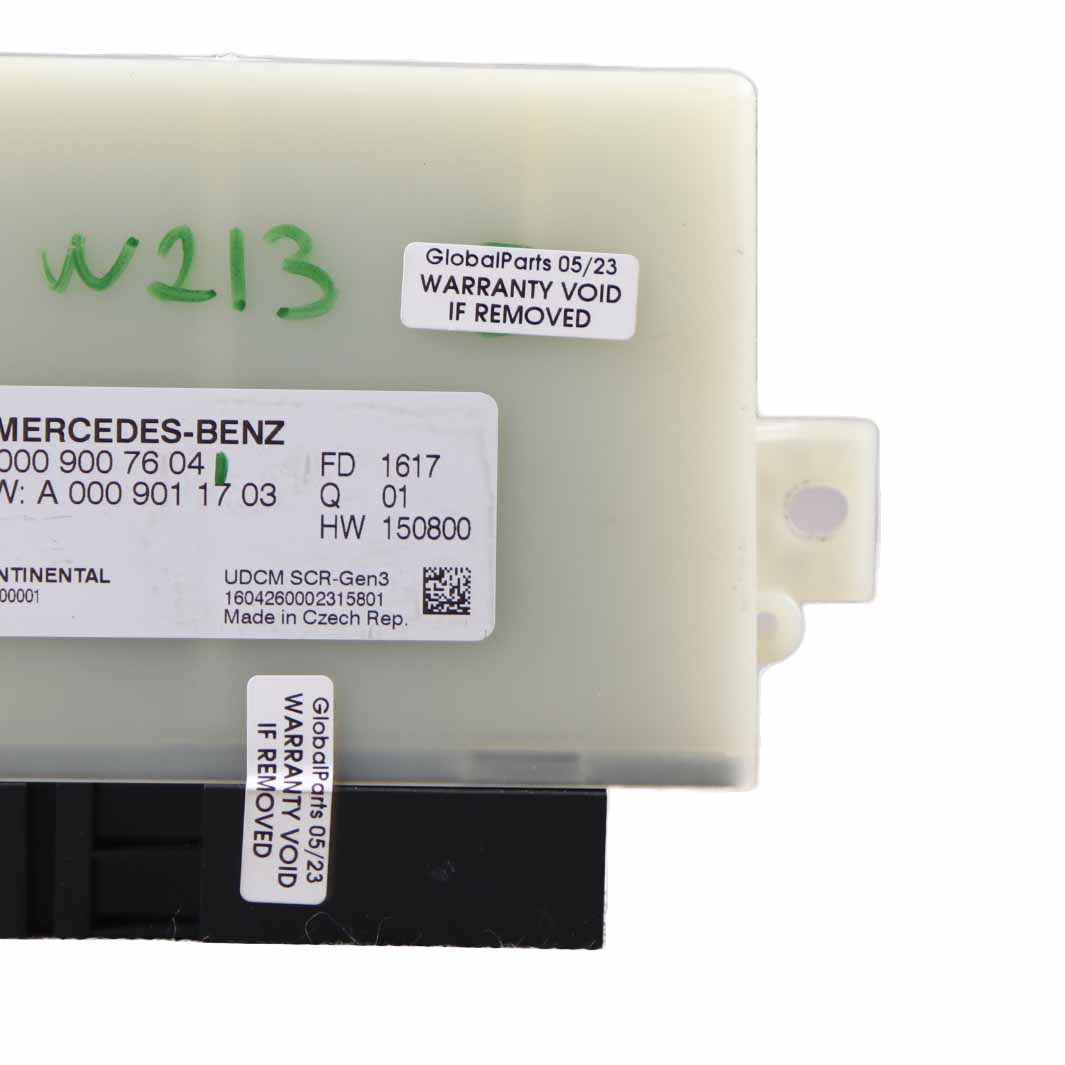 Mercedes W205 W213 W177 W907 Adblue Modul SCR Steuergerät EGR ECU A0009007604