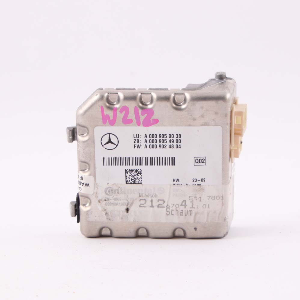 Mercedes W212 Mehrzweck Windschut zscheiben Steuergerät Modul A0009050038