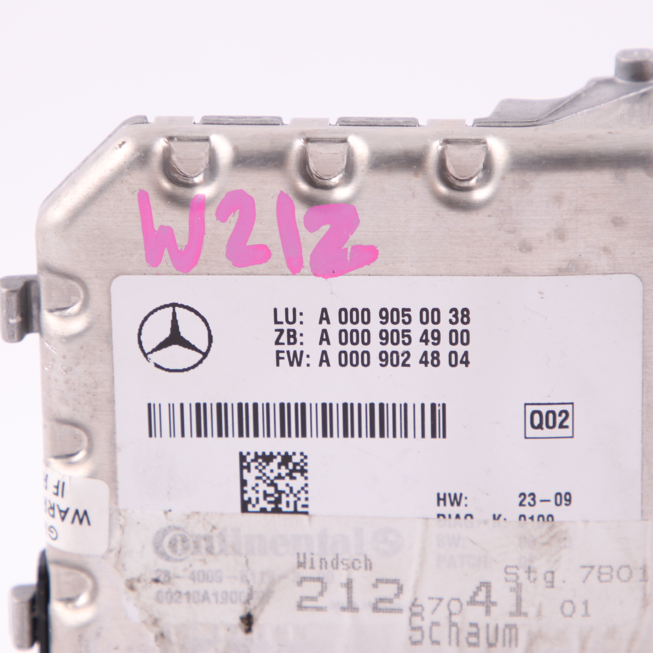 Mercedes W212 Mehrzweck Windschut zscheiben Steuergerät Modul A0009050038