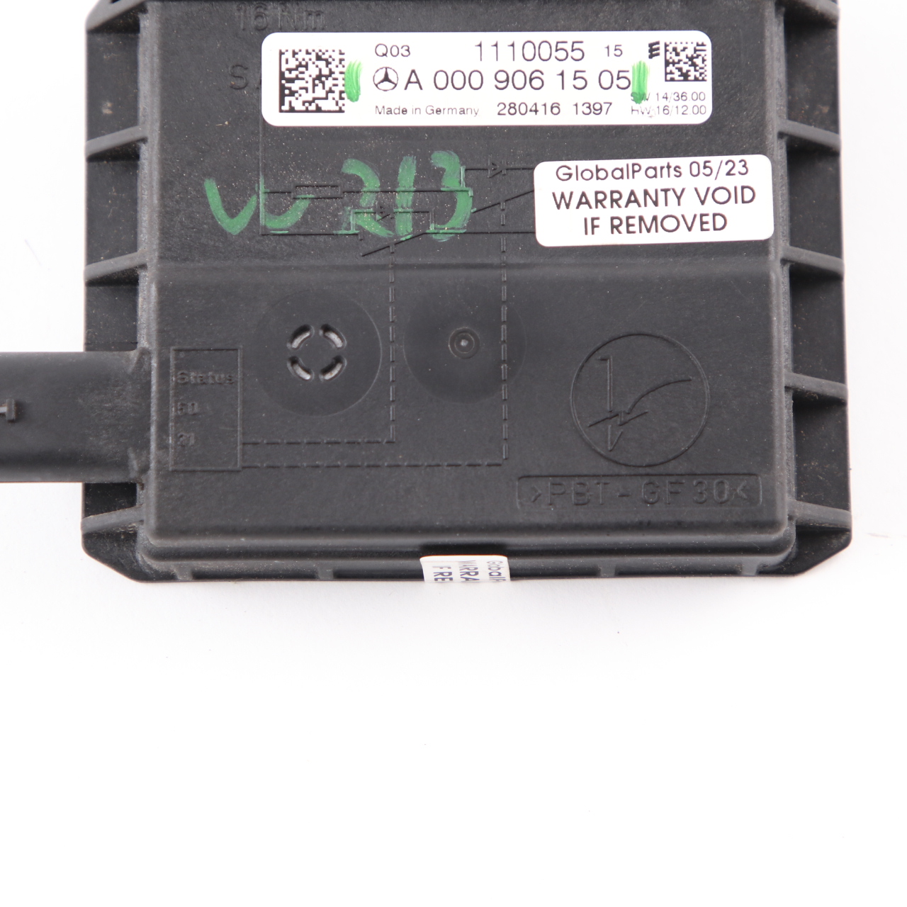 Mercedes W212 W213 W205 W218 Negative Batteriefachklemme A0009061505