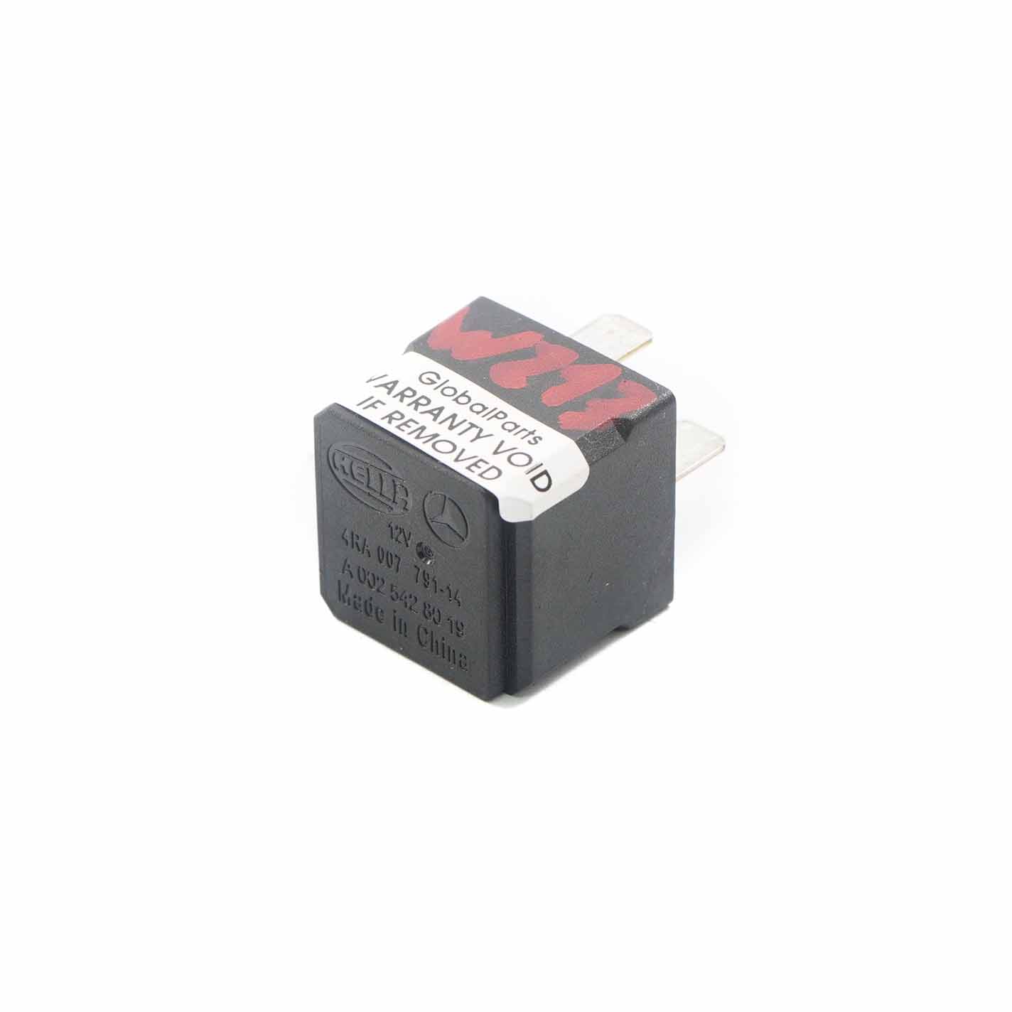 Mercedes W213 Power Relay 4 Pin 12V Hella A0009828223