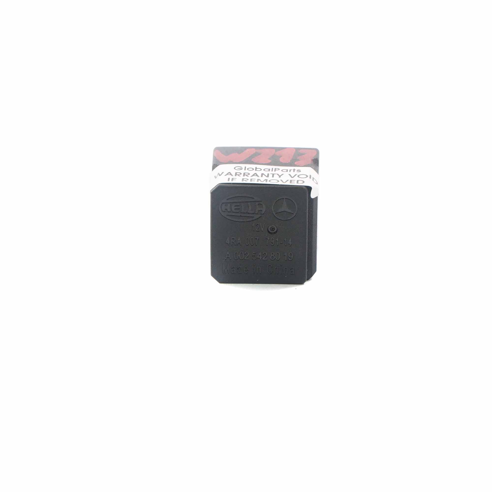 Mercedes W213 Power Relay 4 Pin 12V Hella A0009828223