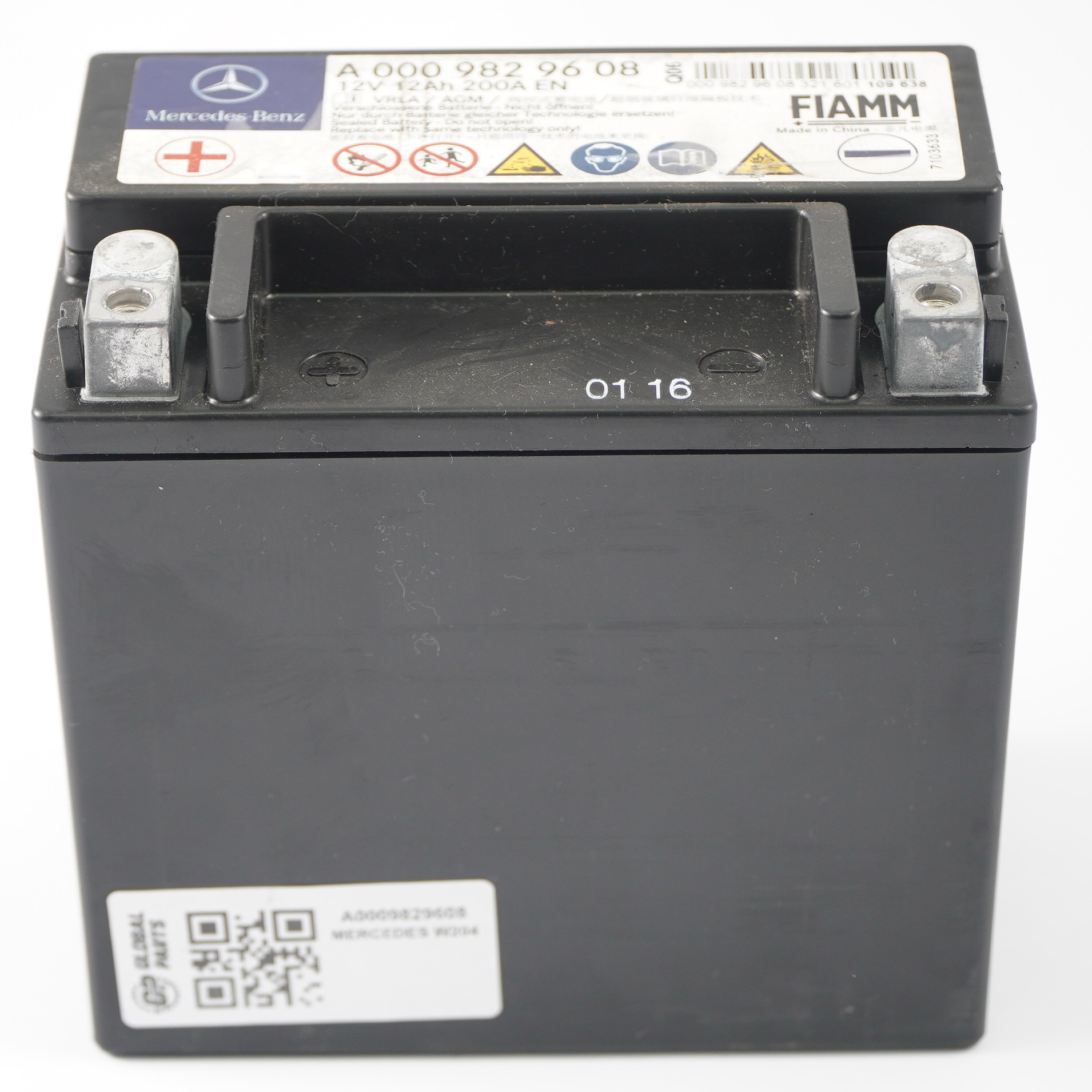 Mercedes W204 W212 W222 Zusatzbatterie Generator A0009829608