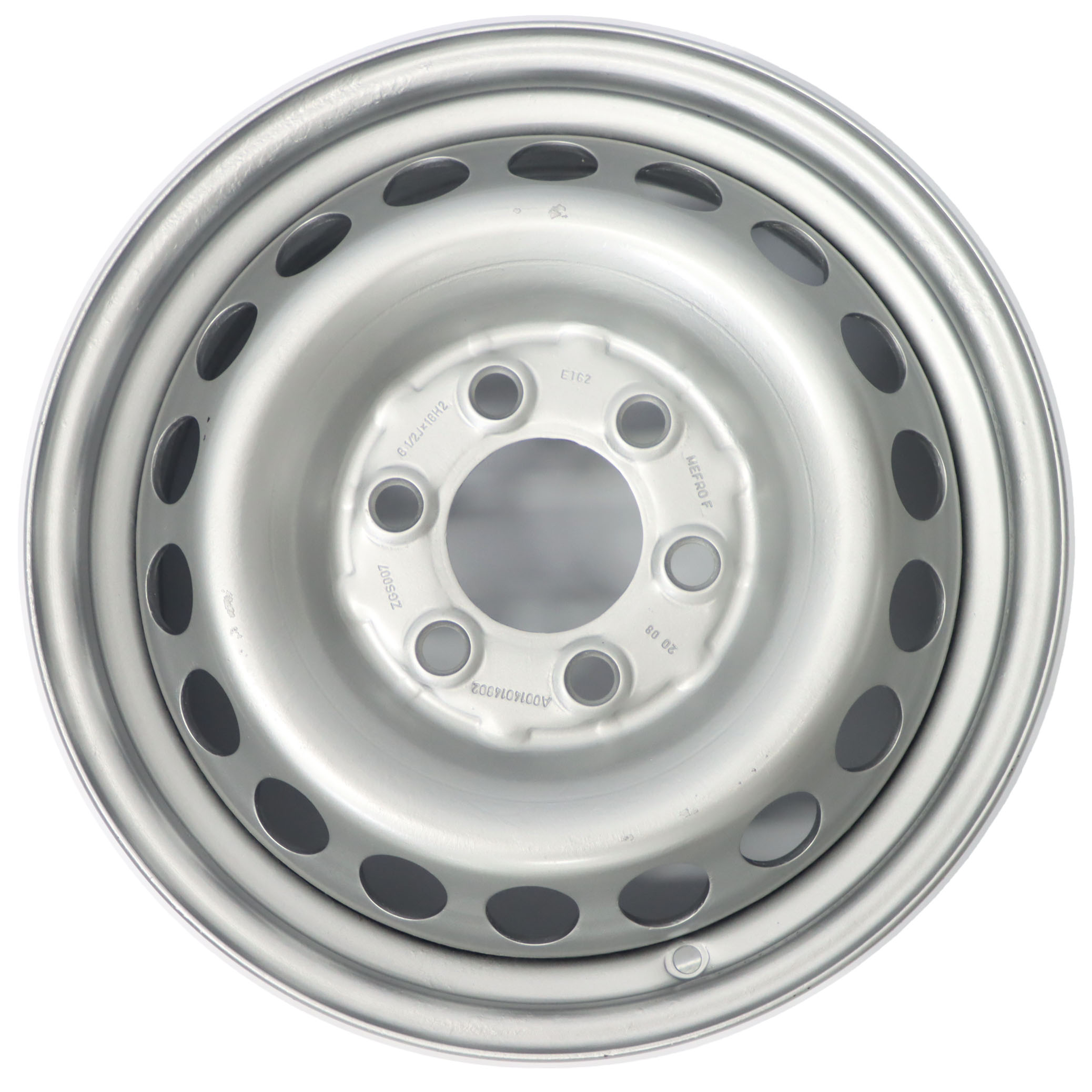 Mercedes Sprinter W906 Silver Steel Rim Wheel 16" 6,5J ET:62 A0014014802