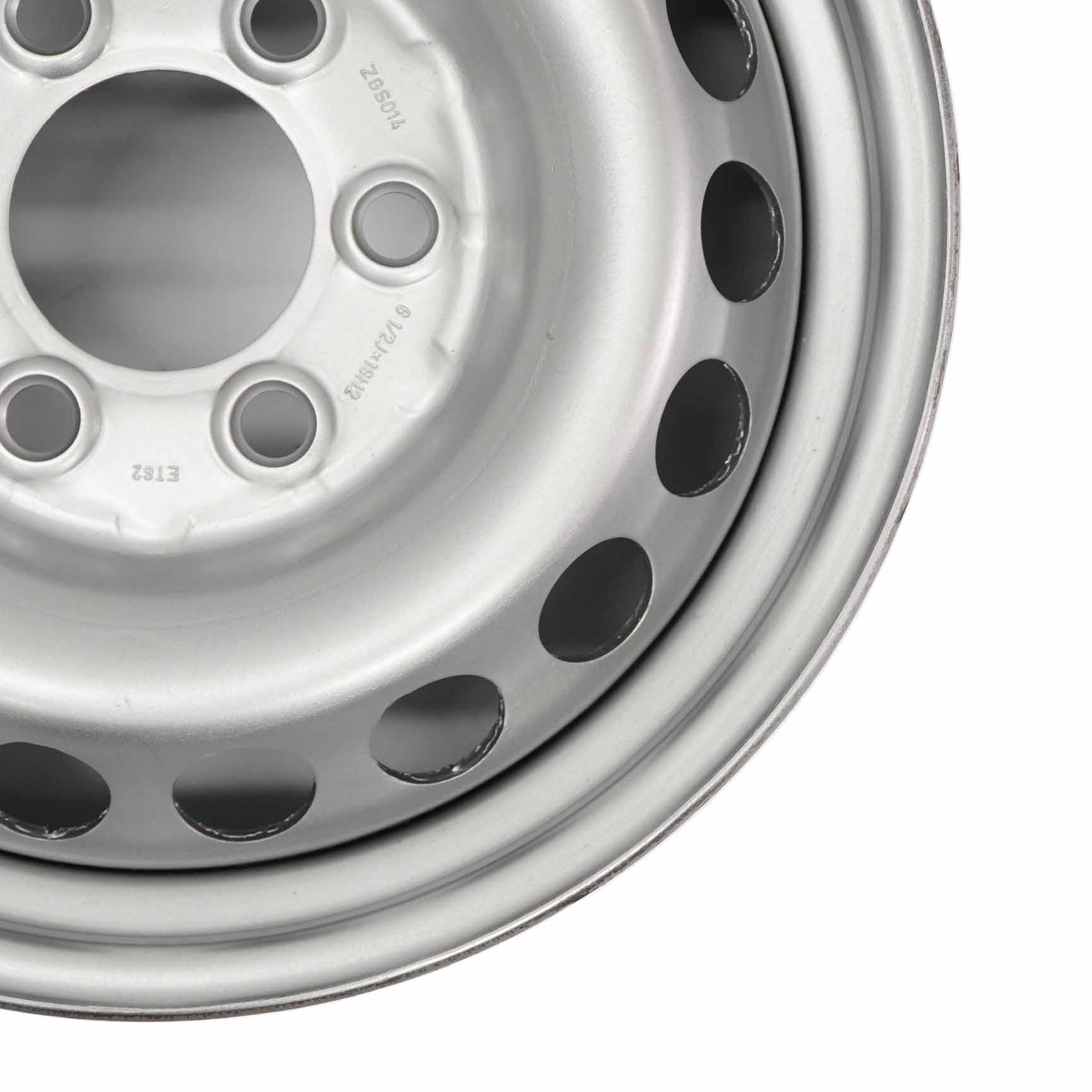 Mercedes Sprinter W906 Silberne Stahlfelge Felge 16" 6,5J ET:62 A0014014802