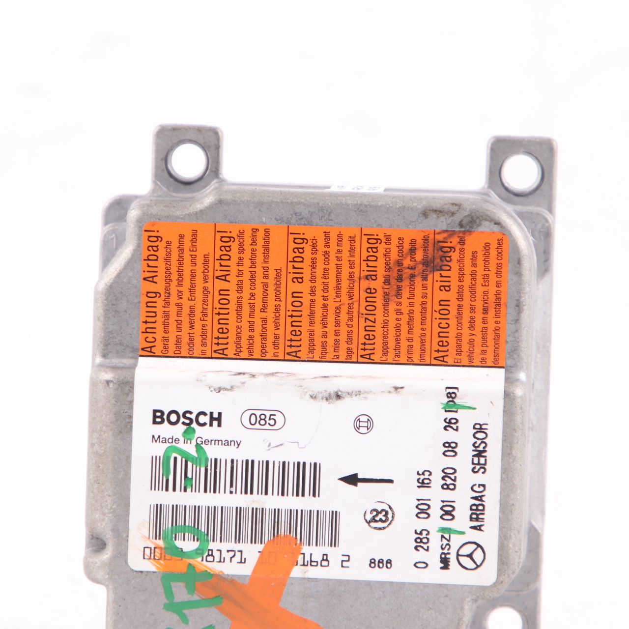 Mercedes SLK R170 W202 W210 Modul Steuergerät SRS Sensor ECU Bosch A0018200826