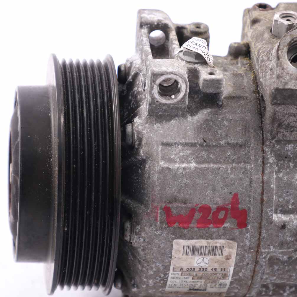 Mercedes W204 M271 Klimaanlage Kompressor Klimaanlage A/C Pumpe A0022304911