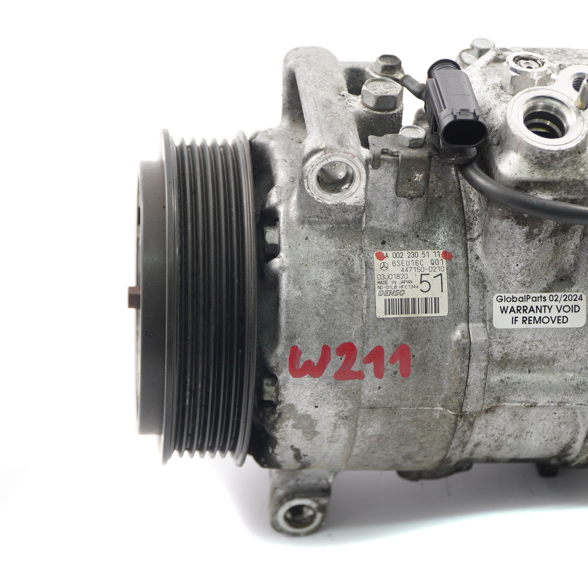 Klimakompressor Mercedes W211 Diesel OM646 A/C Pumpe A0022305111