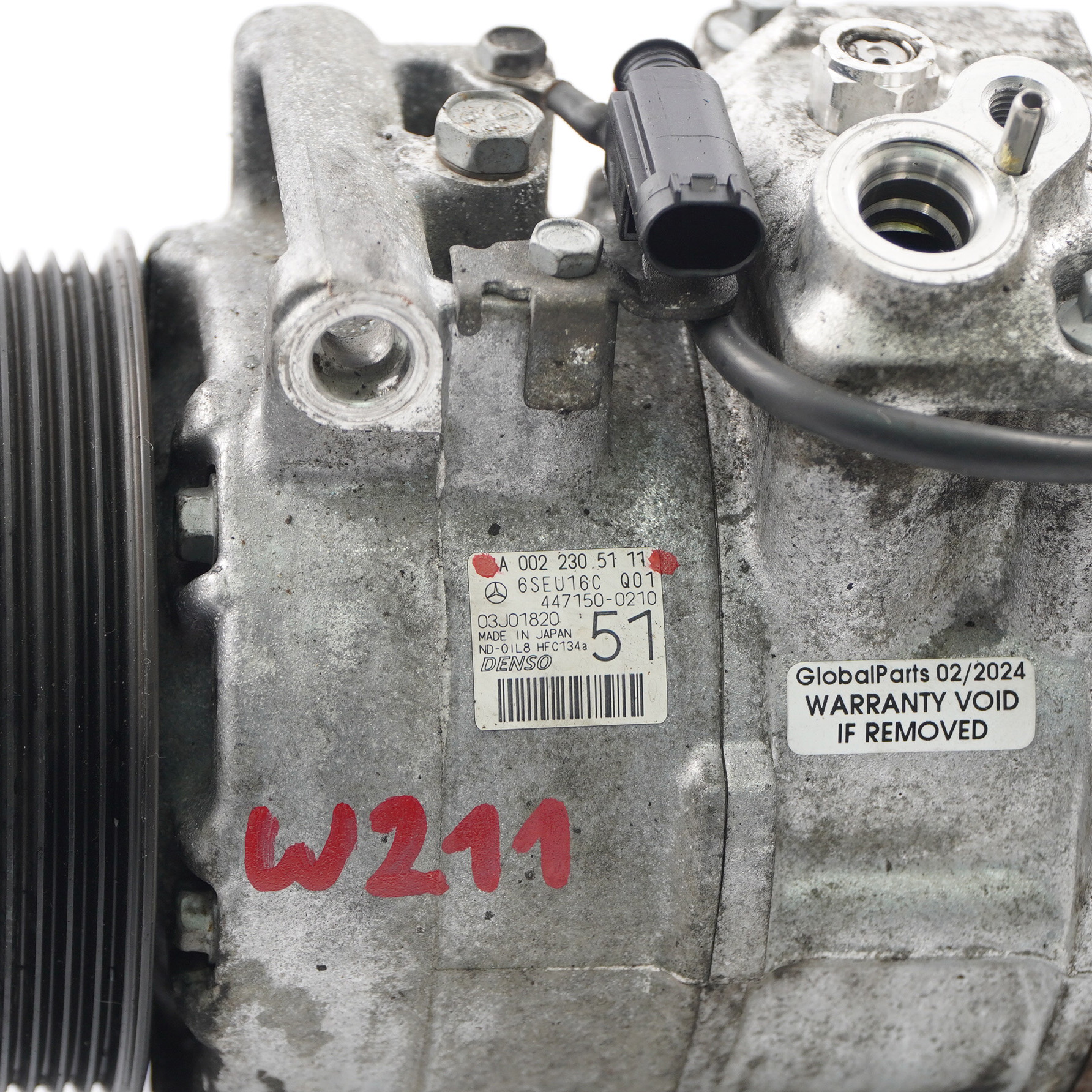 Klimakompressor Mercedes W211 Diesel OM646 A/C Pumpe A0022305111