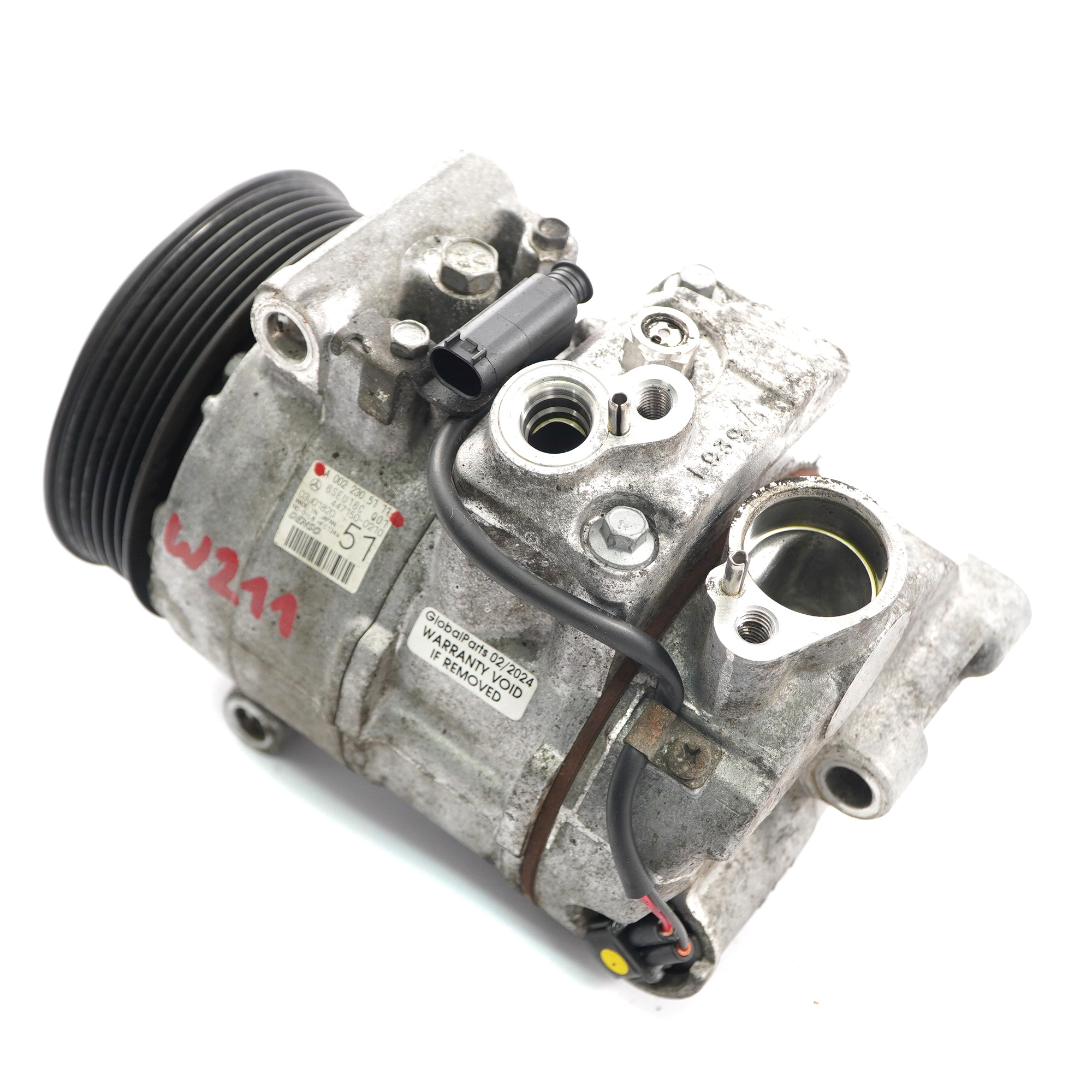 Klimakompressor Mercedes W211 Diesel OM646 A/C Pumpe A0022305111