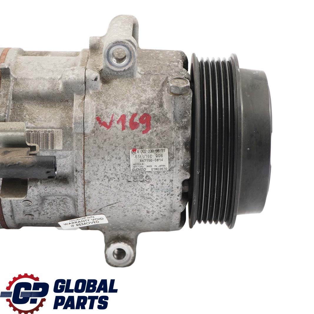 Mercedes-Benz A B W169 W245 48V Air Conditioning Compressor Pump A0022306811