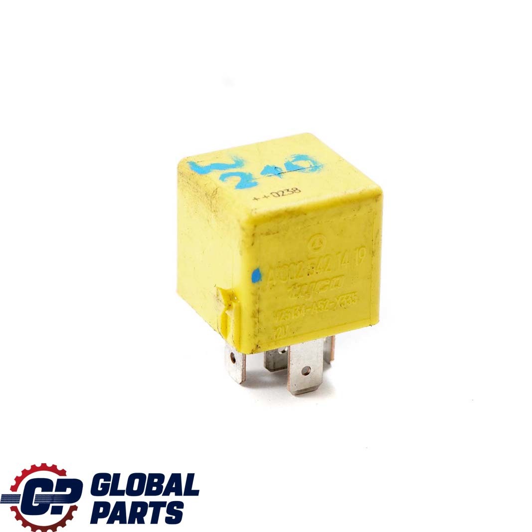 Mercedes A C E M W163 W169 W203 W210 Relay 5-Pin Yellow TYCO A0025421419