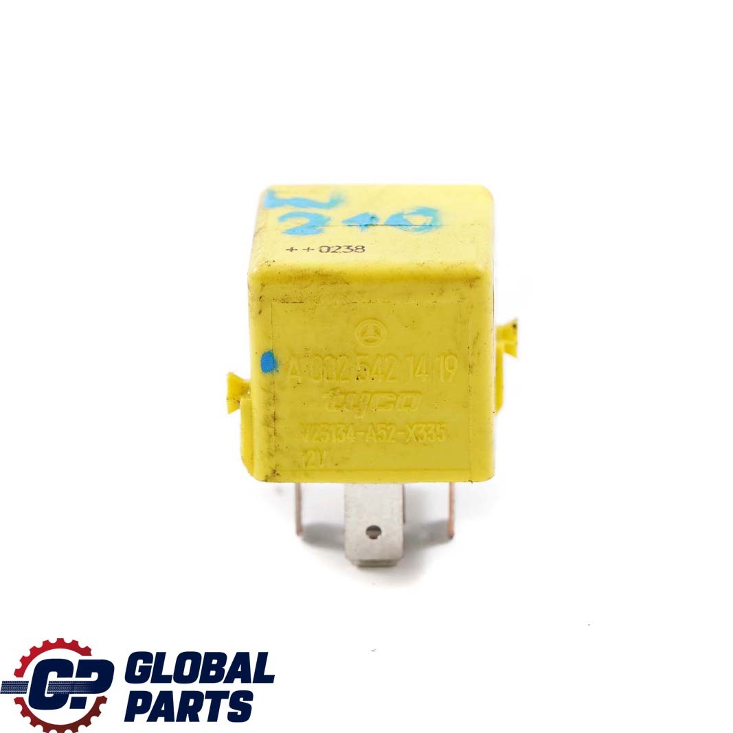 Mercedes A C E M W163 W169 W203 W210 Relay 5-Pin Yellow TYCO A0025421419