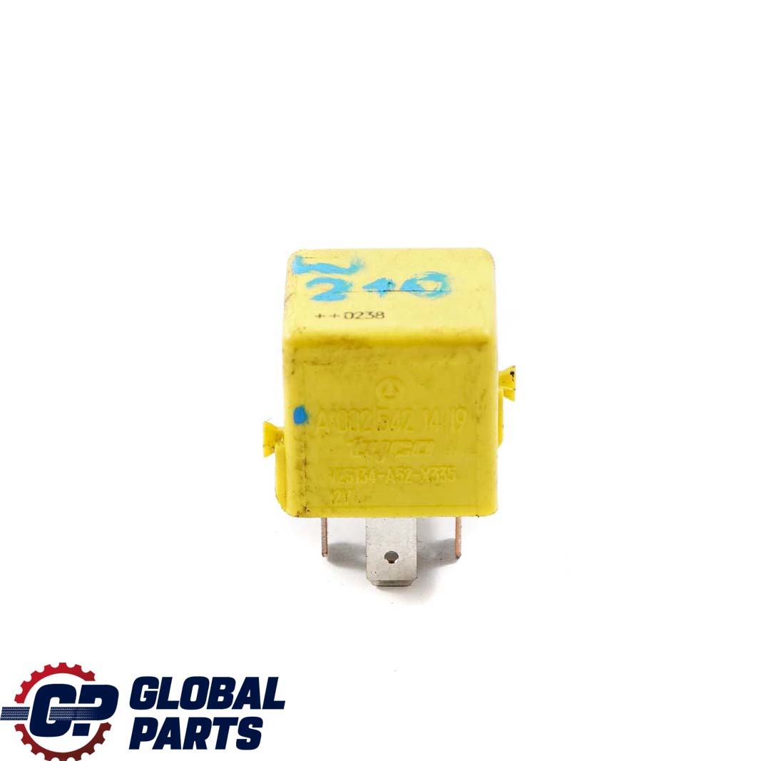 Mercedes A C E M W163 W169 W203 W210 Relay 5-Pin Yellow TYCO A0025421419