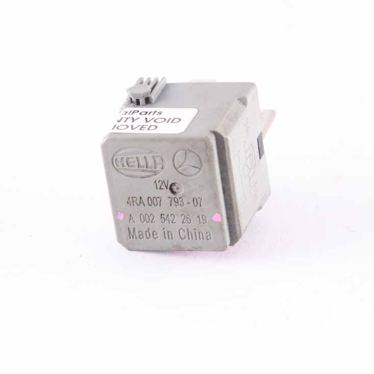 Relay Mercedes W203 W204 W212 W639 W906 4-Pin Grey Hella 12V A0025422619