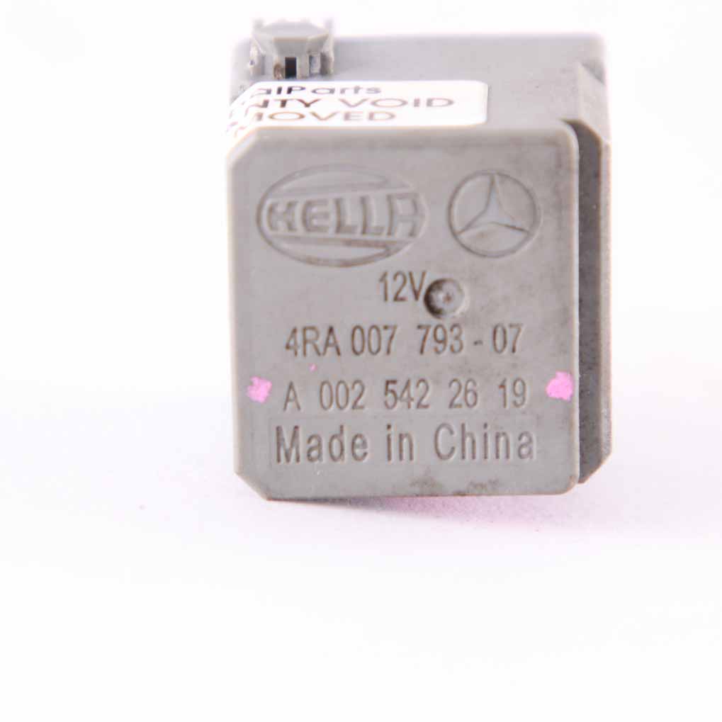 Relay Mercedes W203 W204 W212 W639 W906 4-Pin Grey Hella 12V A0025422619