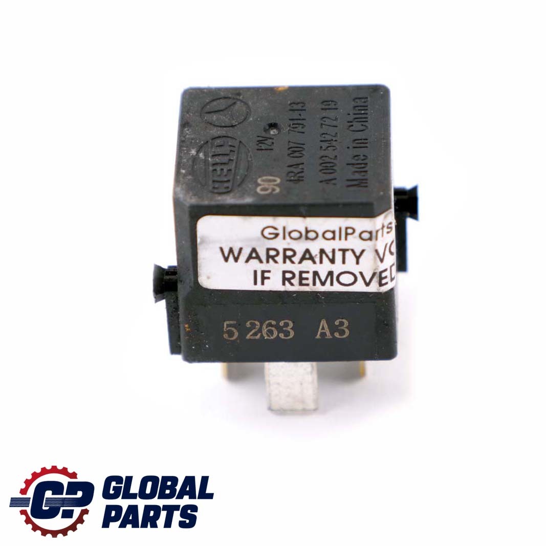 Mercedes W169 W245 W204 W212 Relay 4-Pin Black Hella A0025427219