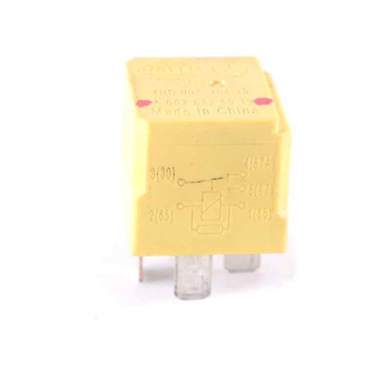 Relay Mercedes W176 W246 5-Pin Yellow Hella 12V A0025428919