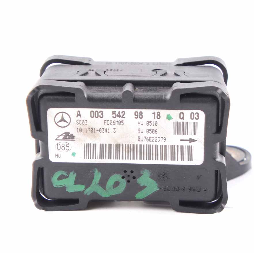 Mercedes W203 C209 Gier-Sensor ESP Drehratensteuergerät Modul A0035429818