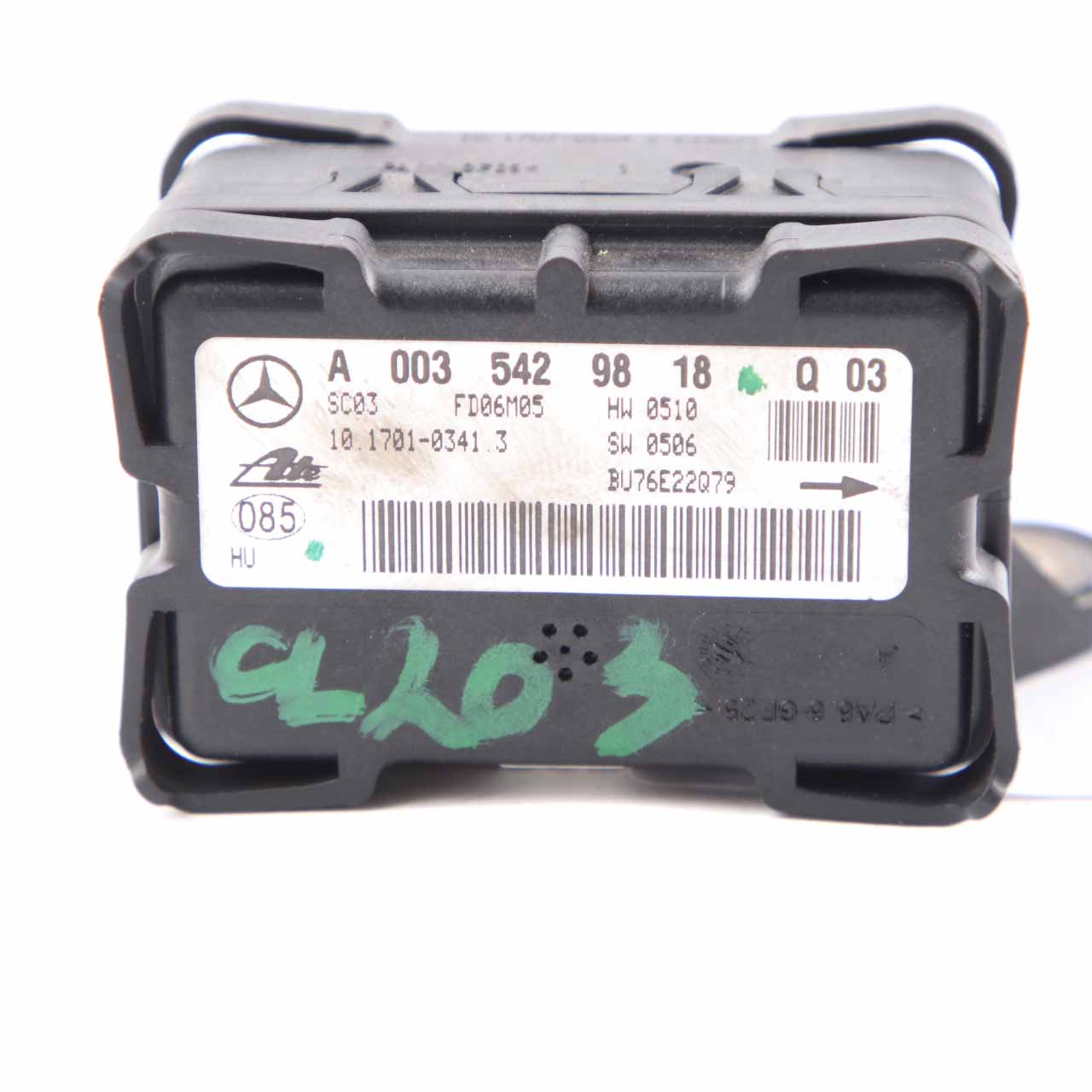 Mercedes W203 C209 Gier-Sensor ESP Drehratensteuergerät Modul A0035429818