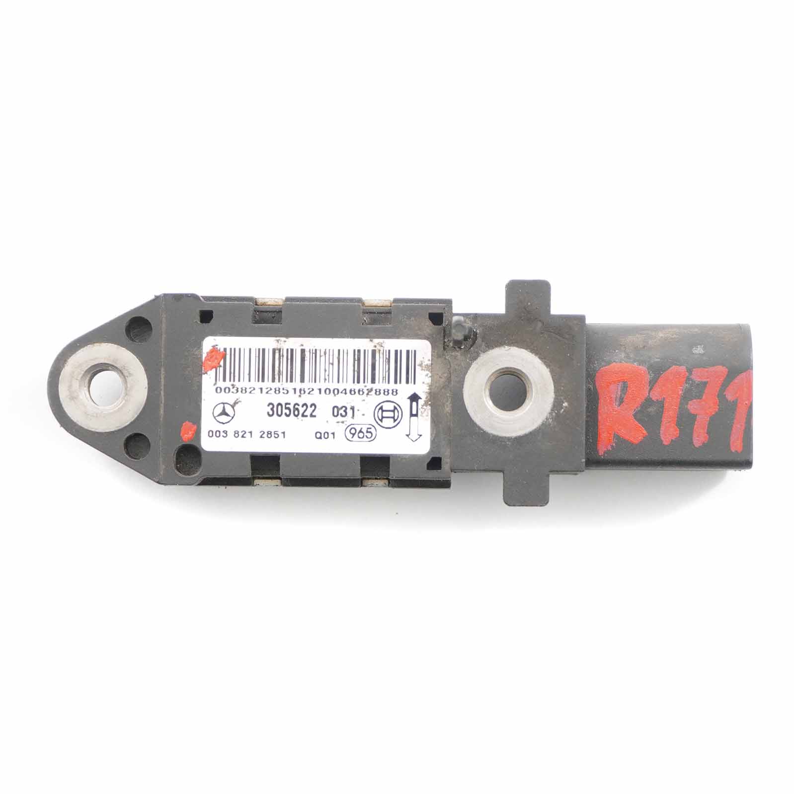 Mercedes SLK R171 Aufprall Sensor Air Bag Aufprall Modul Steuergerät A0038212851