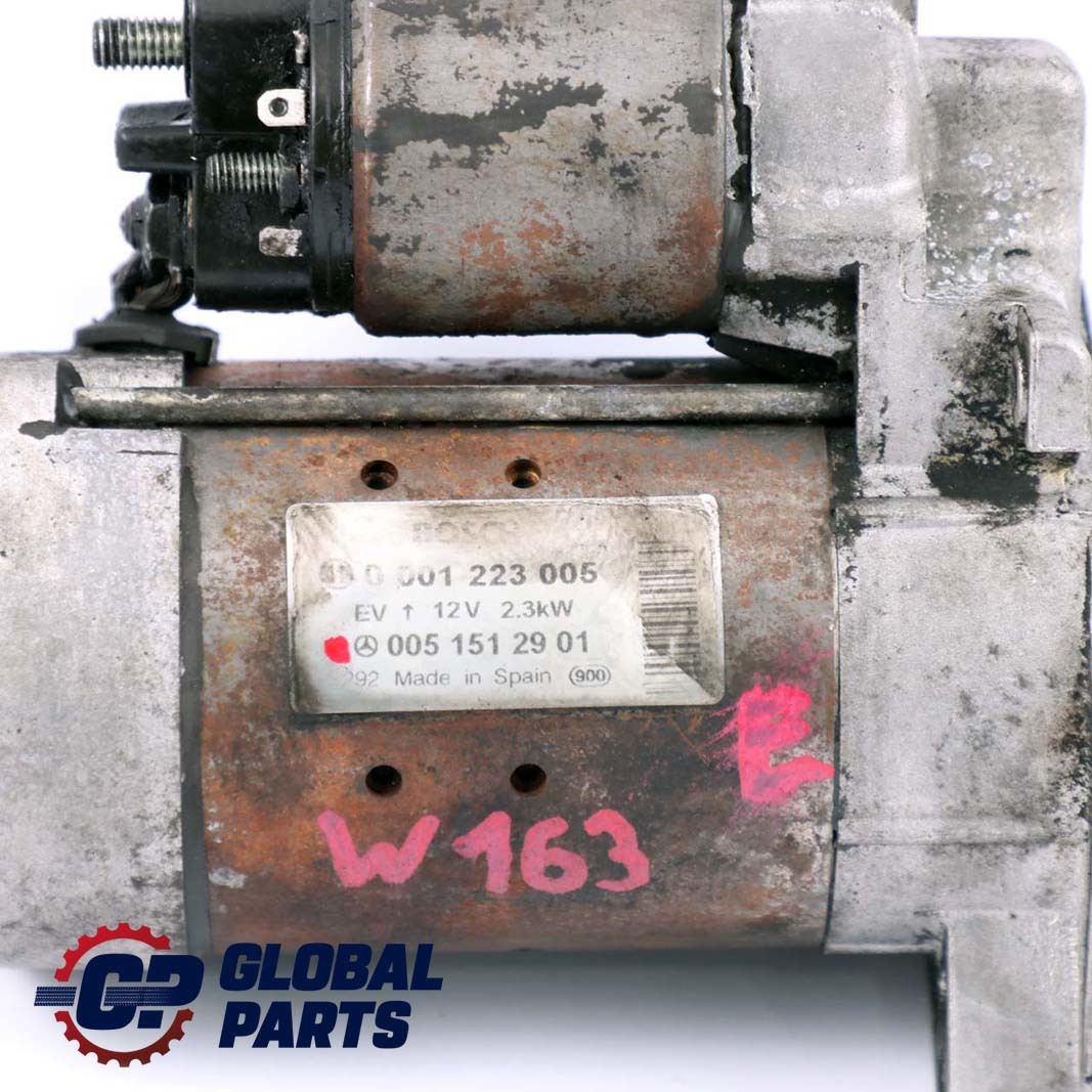 Mercedes-Benz M-Klasse ML W163 Starter Anlasser A0051512901