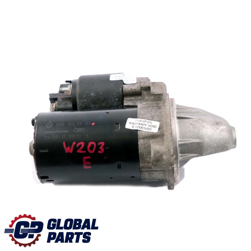 Mercedes-Benz C CLK W203 C208 M111 Petrol Engine Starter Motor A0051513401