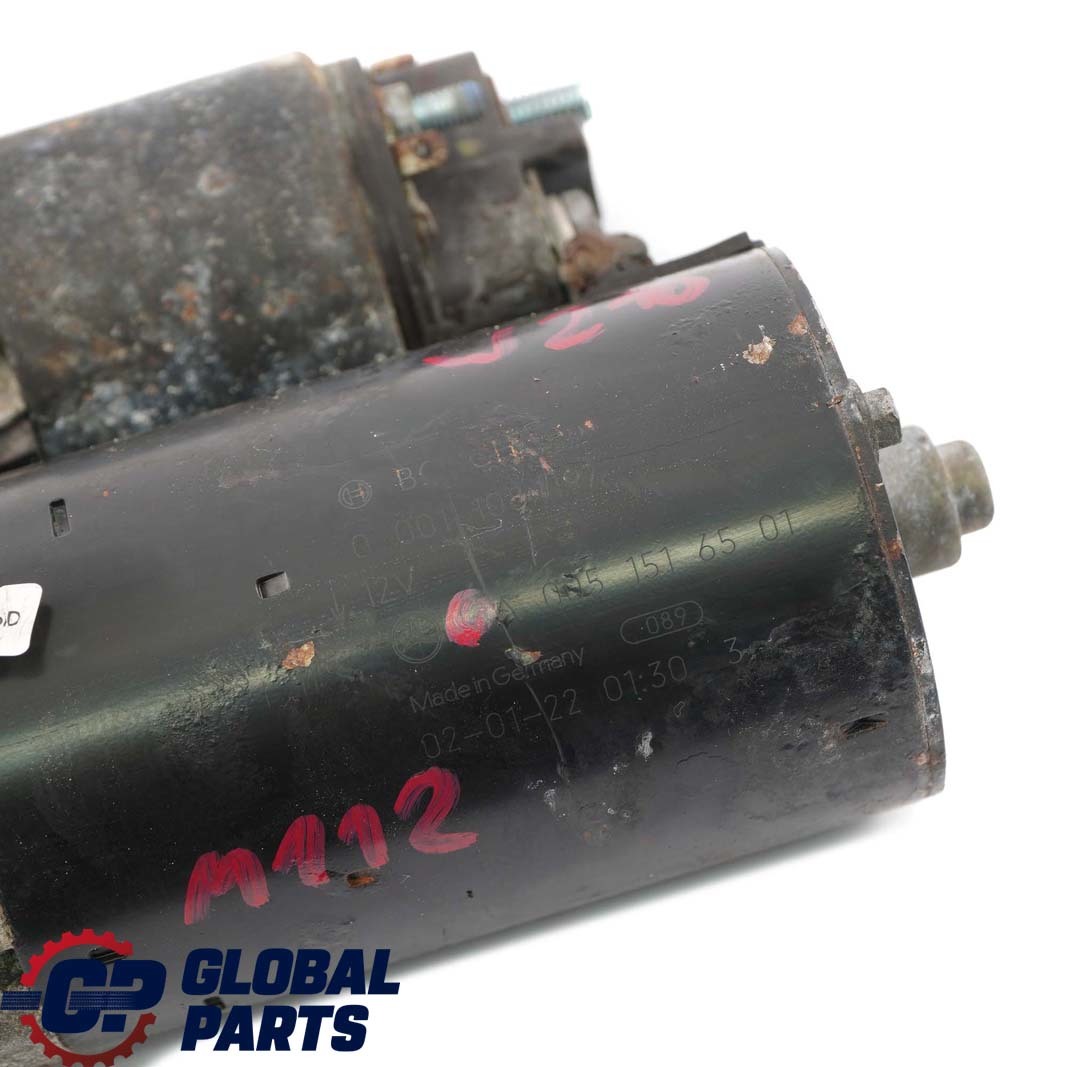 Mercedes-Benz C E S W203 W210 W220 M112 Benzin Anlasser Motor A0051516501