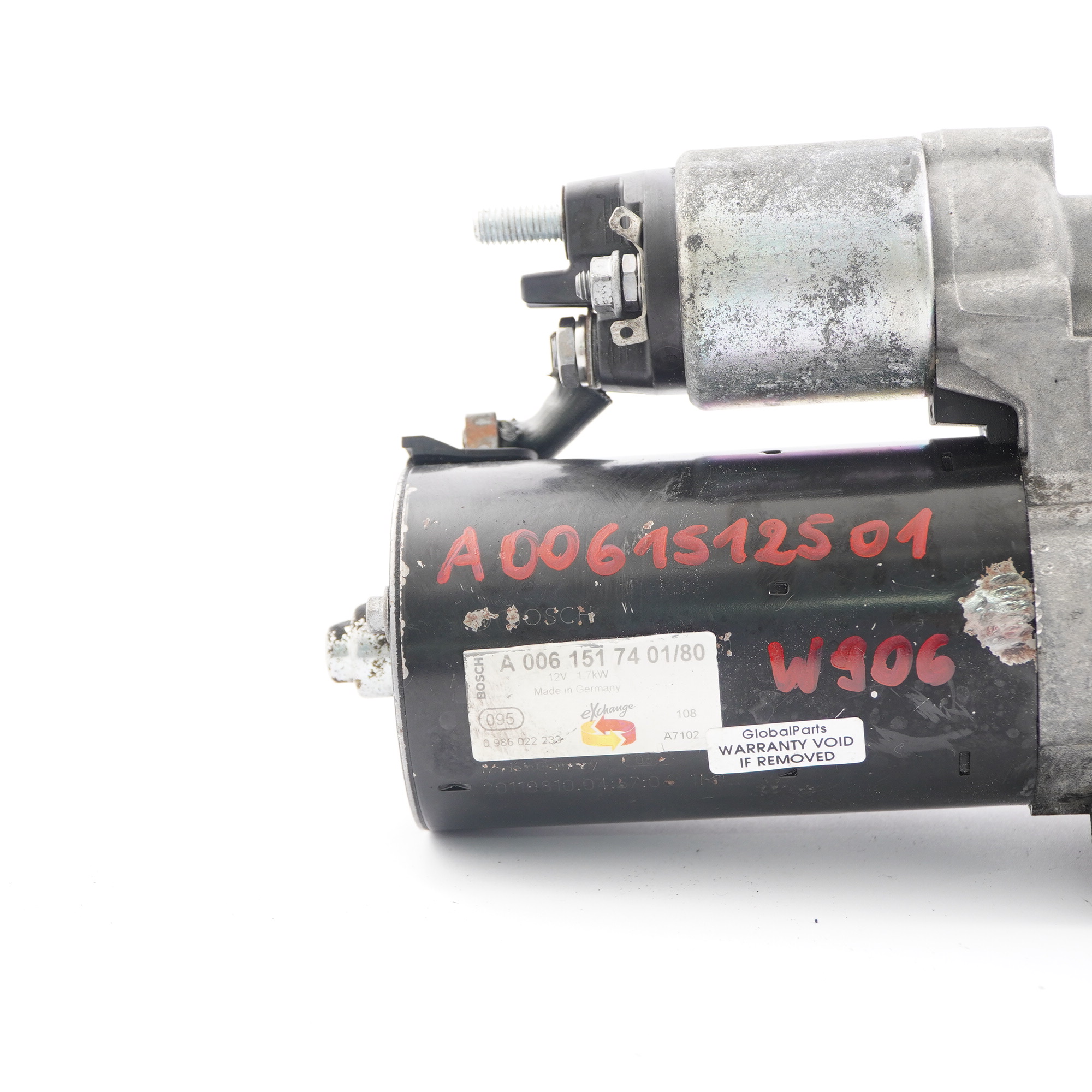 Mercedes W203 W204 Diesel Engine Starter Motor A0061512501