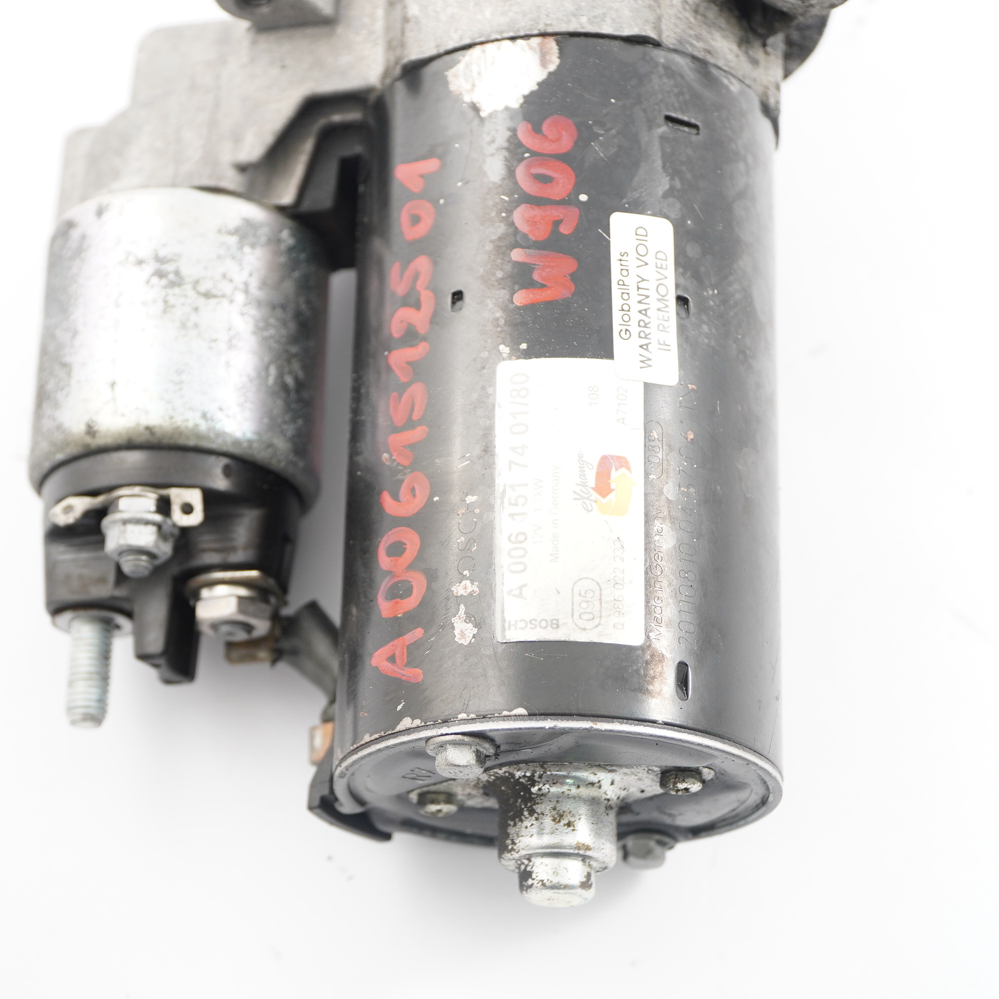 Mercedes W203 W204 Diesel Engine Starter Motor A0061512501