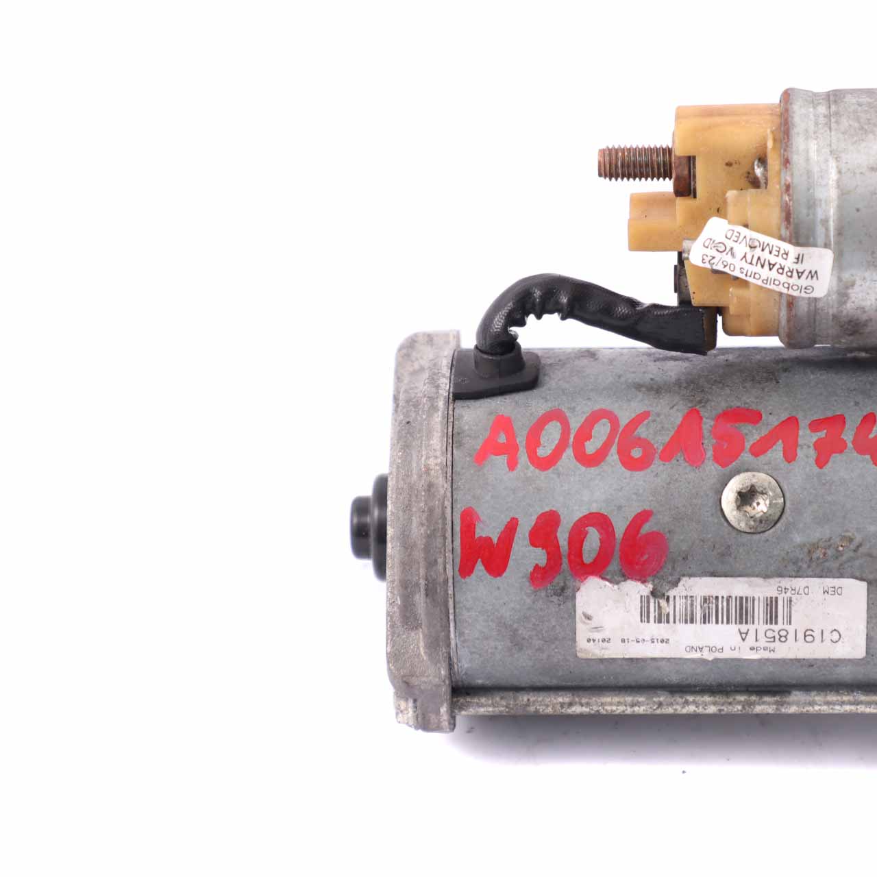 Mercedes Sprinter W906 Diesel Anlasser Motor Valeo A0061517401