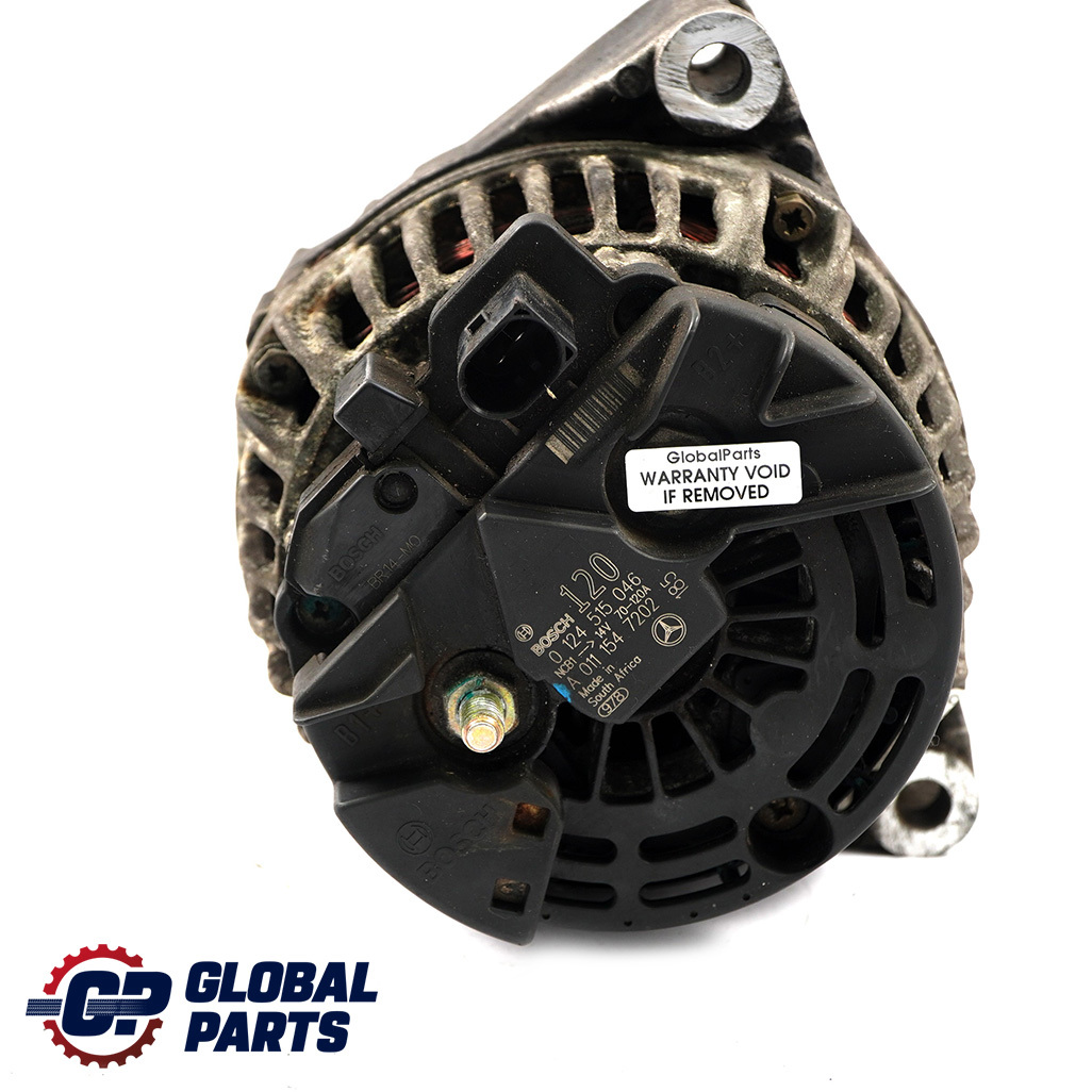 Mercedes-Benz W203 M111 C 200 230 K Bosch Generator Alternator A0111547202