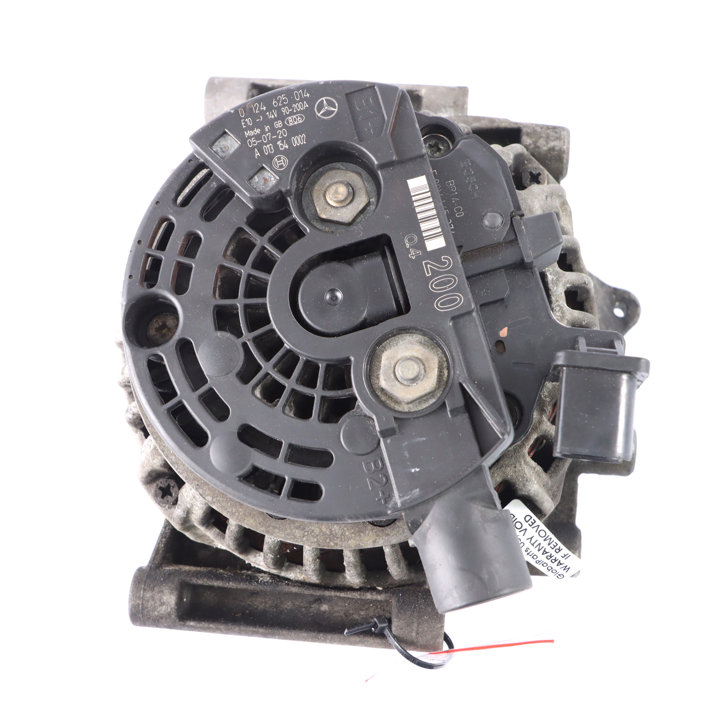 Lichtmaschine Mercedes W203 Diesel OM648 OM646 Motor ALternator 200A A0131540002