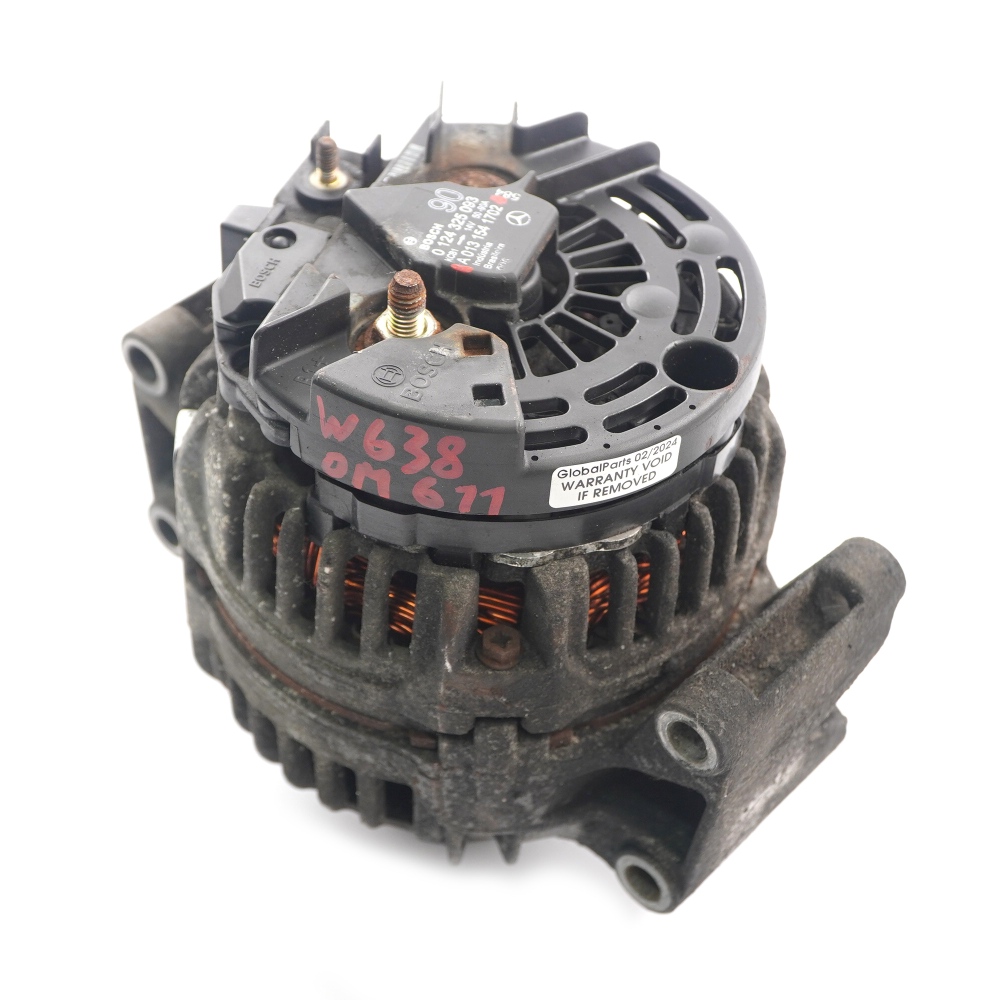 Lichtmaschine Mercedes W638 OM611 Motor Lichtmaschine Generator A0131541702