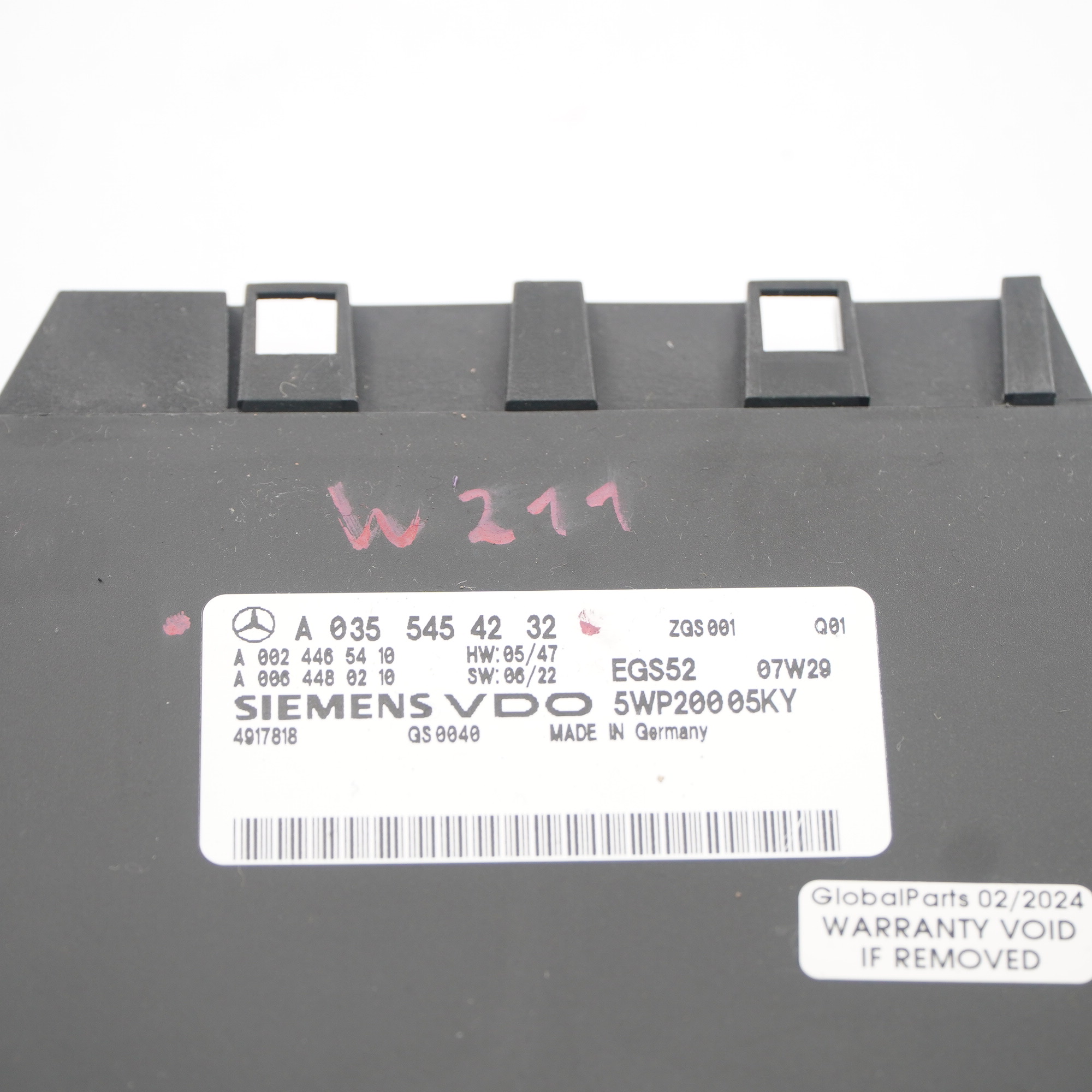 Mercedes W211 Automatik-Getriebe Modul Steuergerät ECU A0355454232