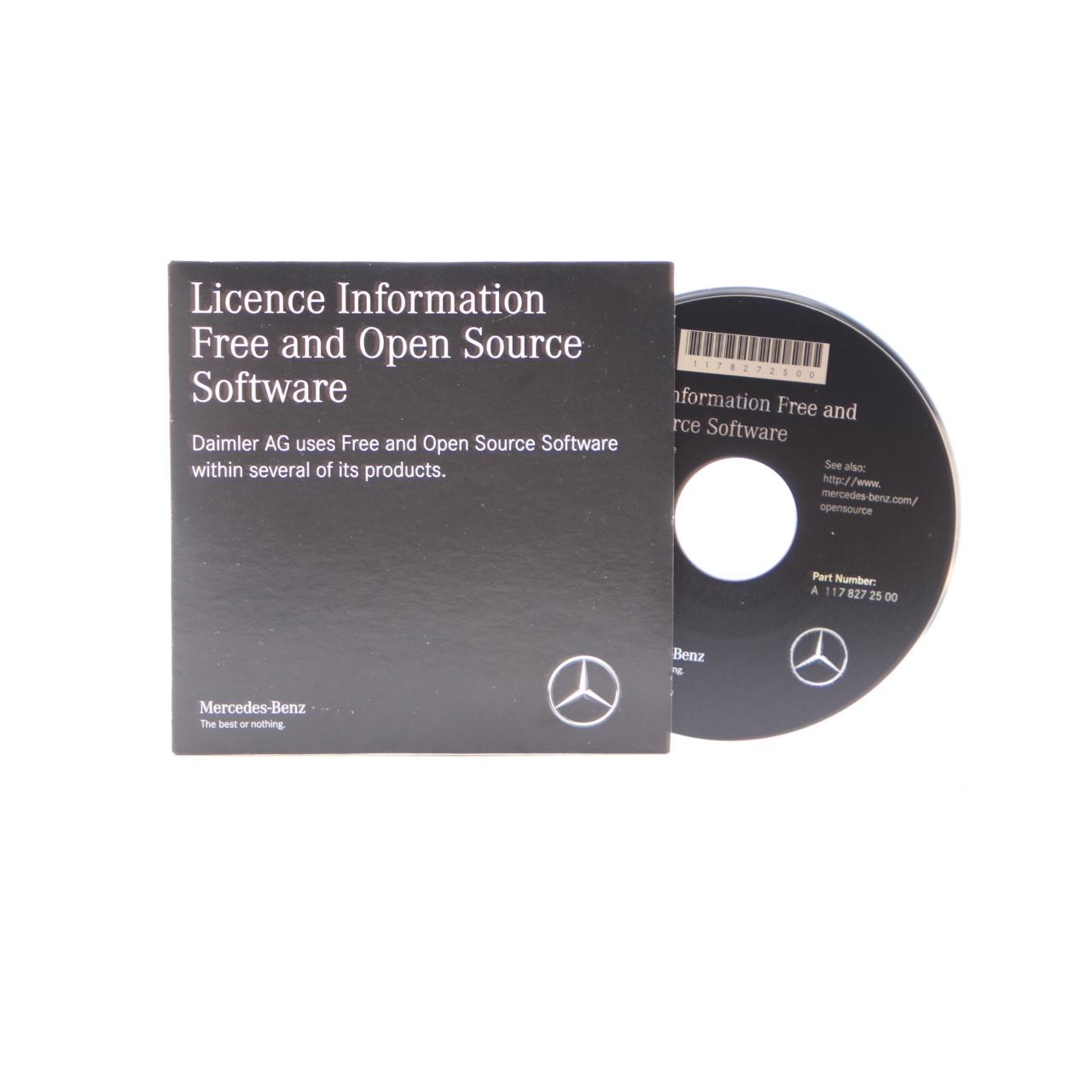 Mercedes W177 W247 Licence Information Free Open Source Software A1178272500