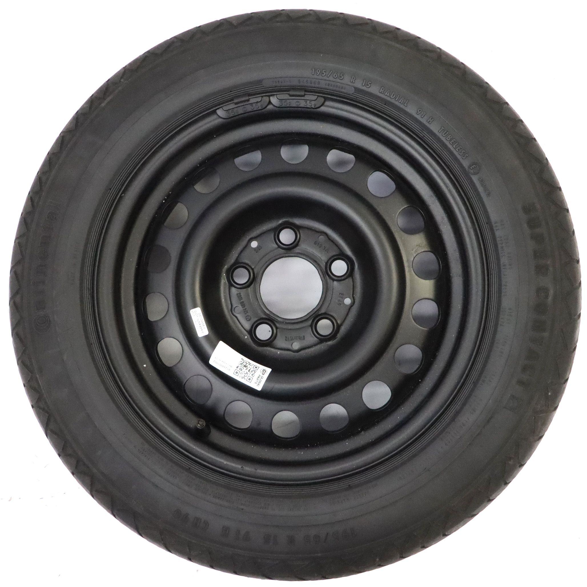 Mercedes W124 S124 Spare Wheel Steel R15 Tyre 195/65 A1244001002